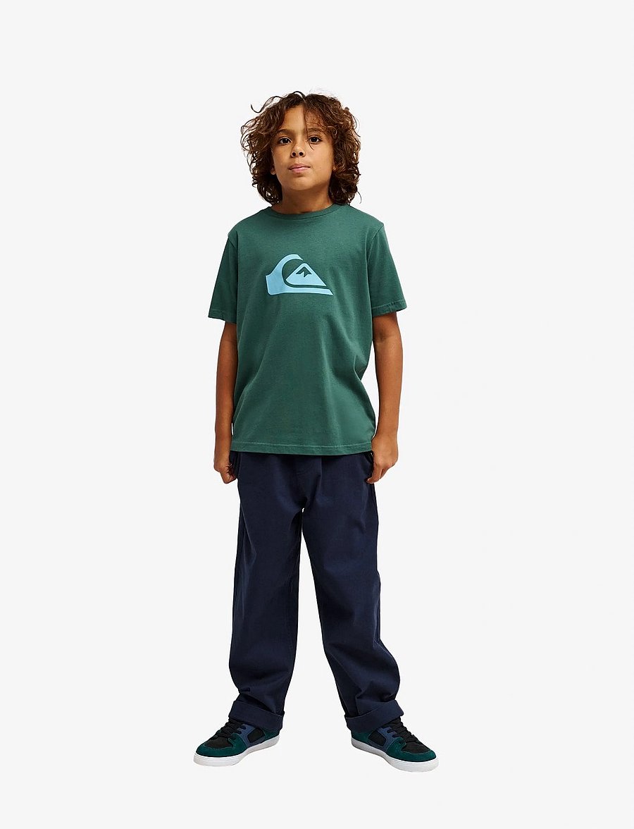 Quiksilver - EV COMP LOGO SS YOUTH - kortärmade t-shirts - forest - 4