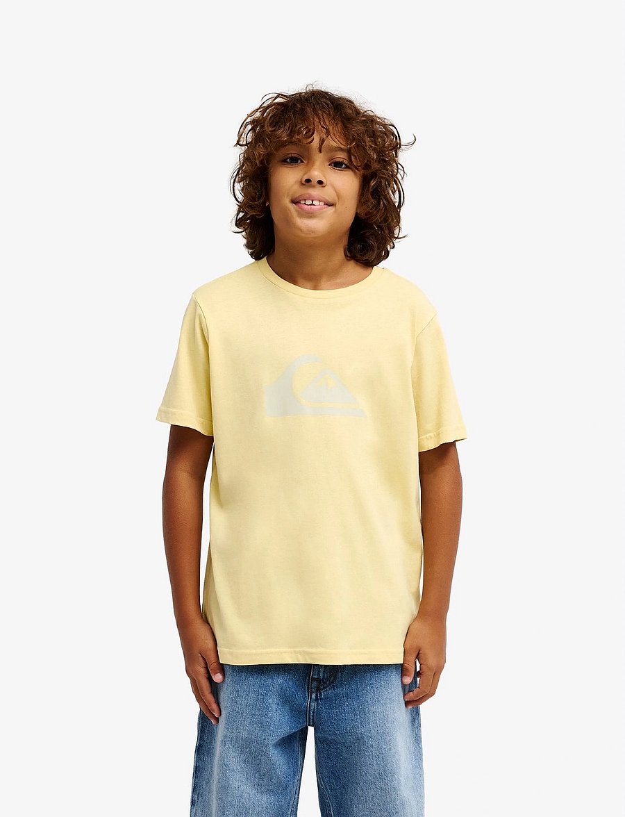 Quiksilver - EV COMP LOGO SS YOUTH - kurzärmelige - straw - 0