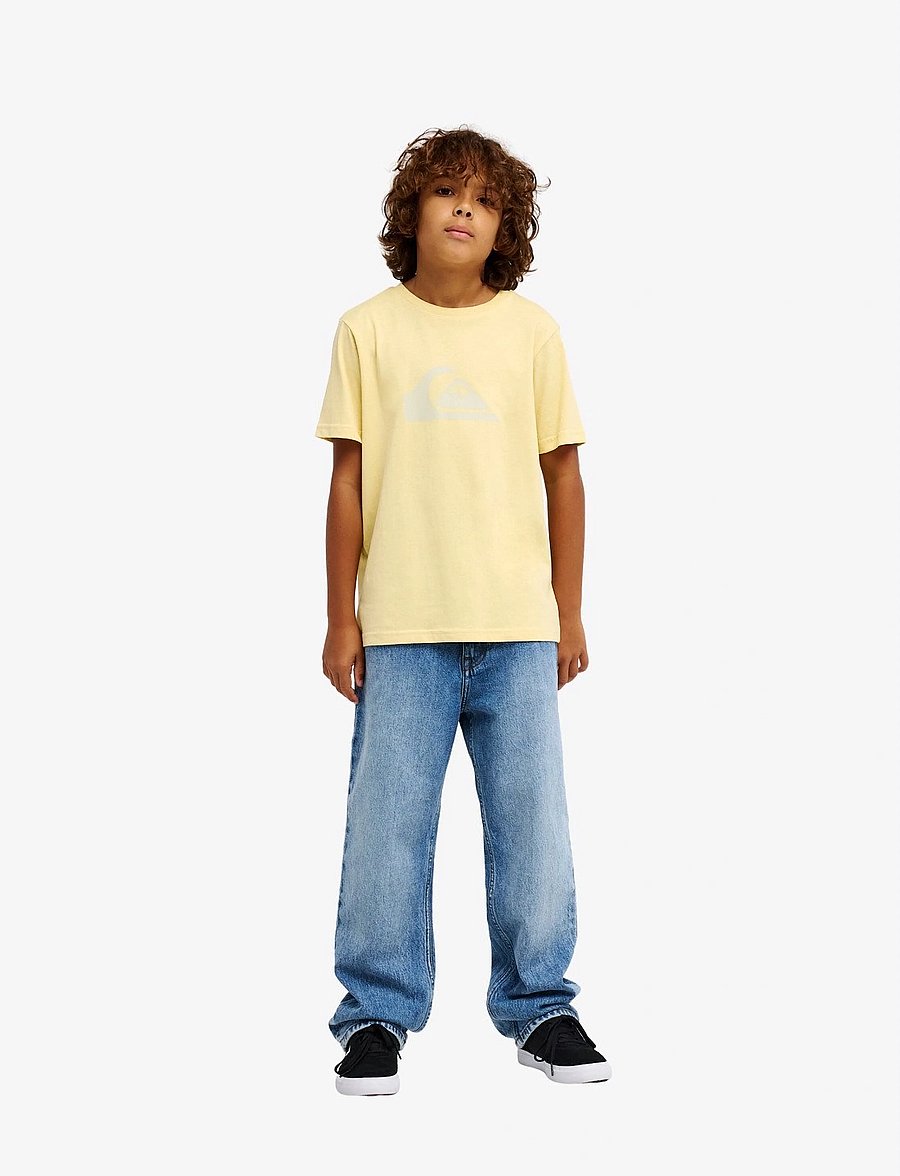 Quiksilver - EV COMP LOGO SS YOUTH - kurzärmelige - straw - 4
