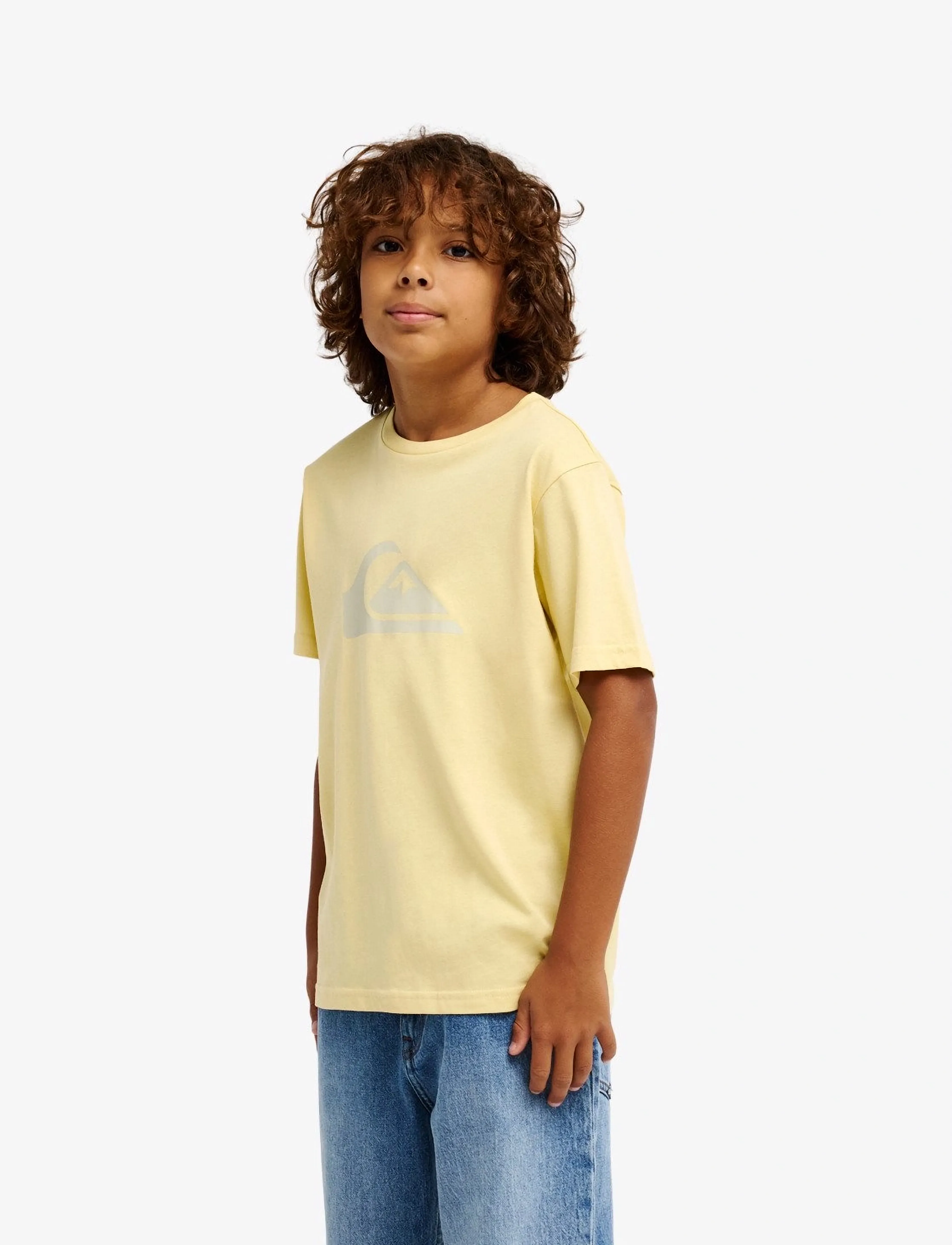 Quiksilver - EV COMP LOGO SS YOUTH - kurzärmelige - straw - 5