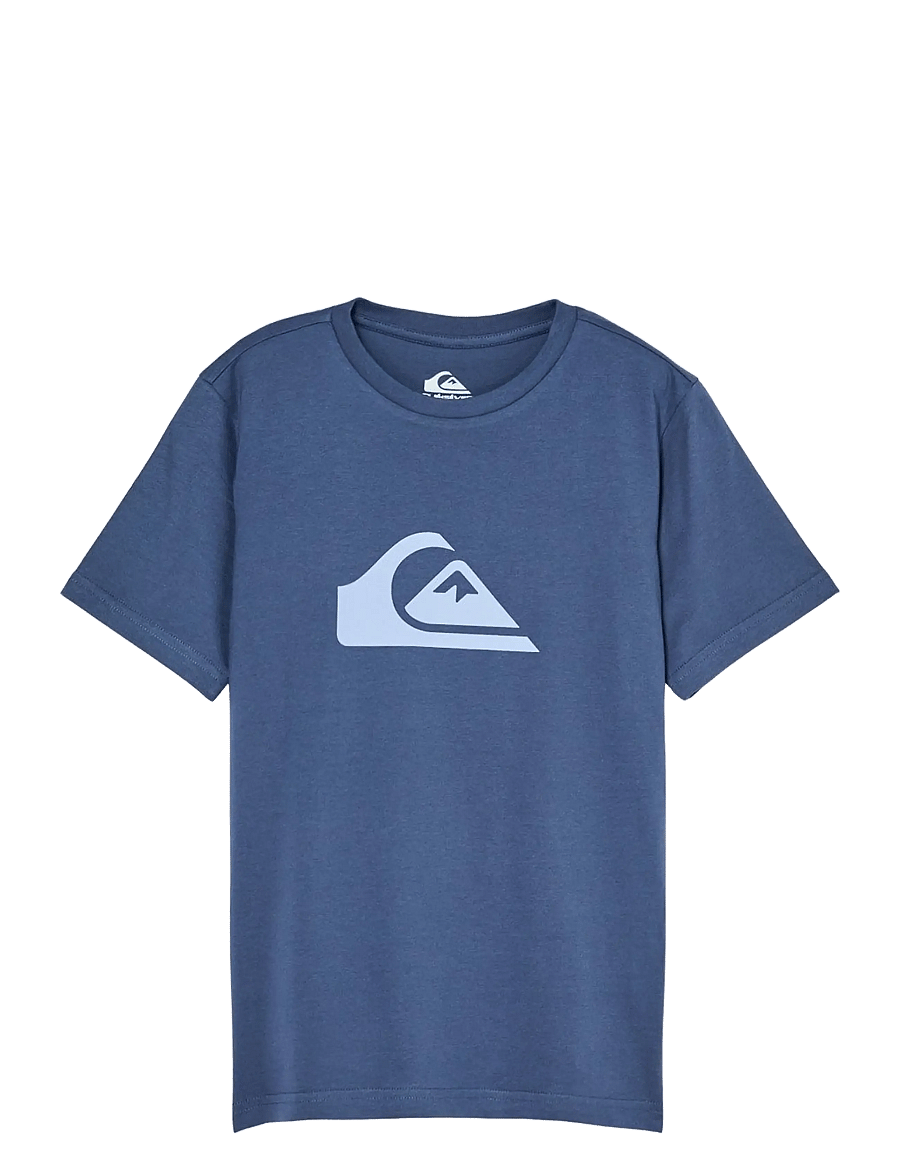 Quiksilver - EV COMP LOGO SS YOUTH - kortärmade t-shirts - vintage indigo - 1