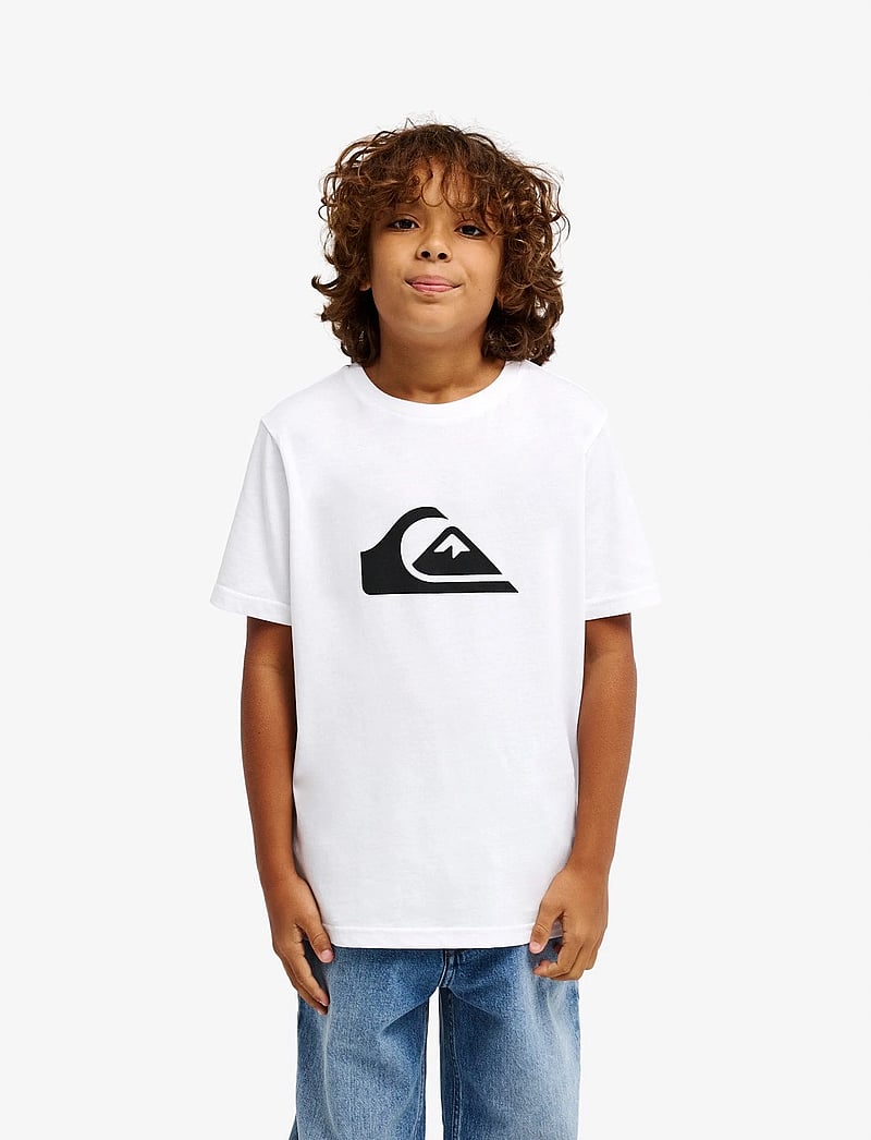 Quiksilver - EV COMP LOGO SS YOUTH - lühikeste varrukatega t-särgid - white - 0