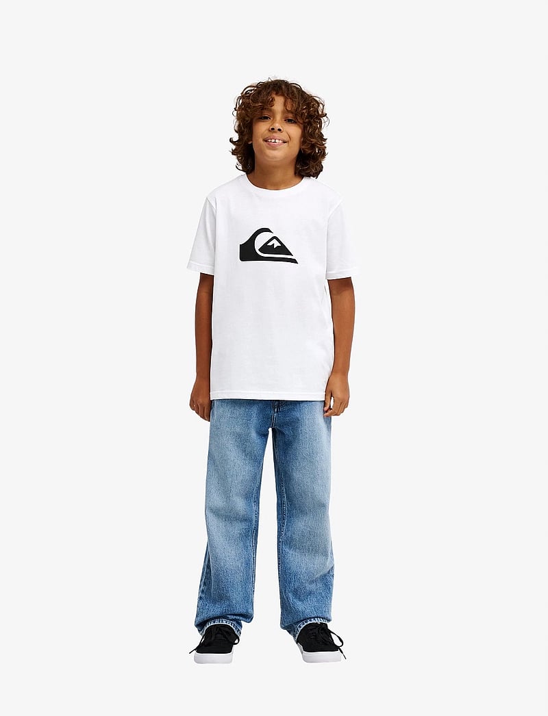 Quiksilver - EV COMP LOGO SS YOUTH - lühikeste varrukatega t-särgid - white - 3