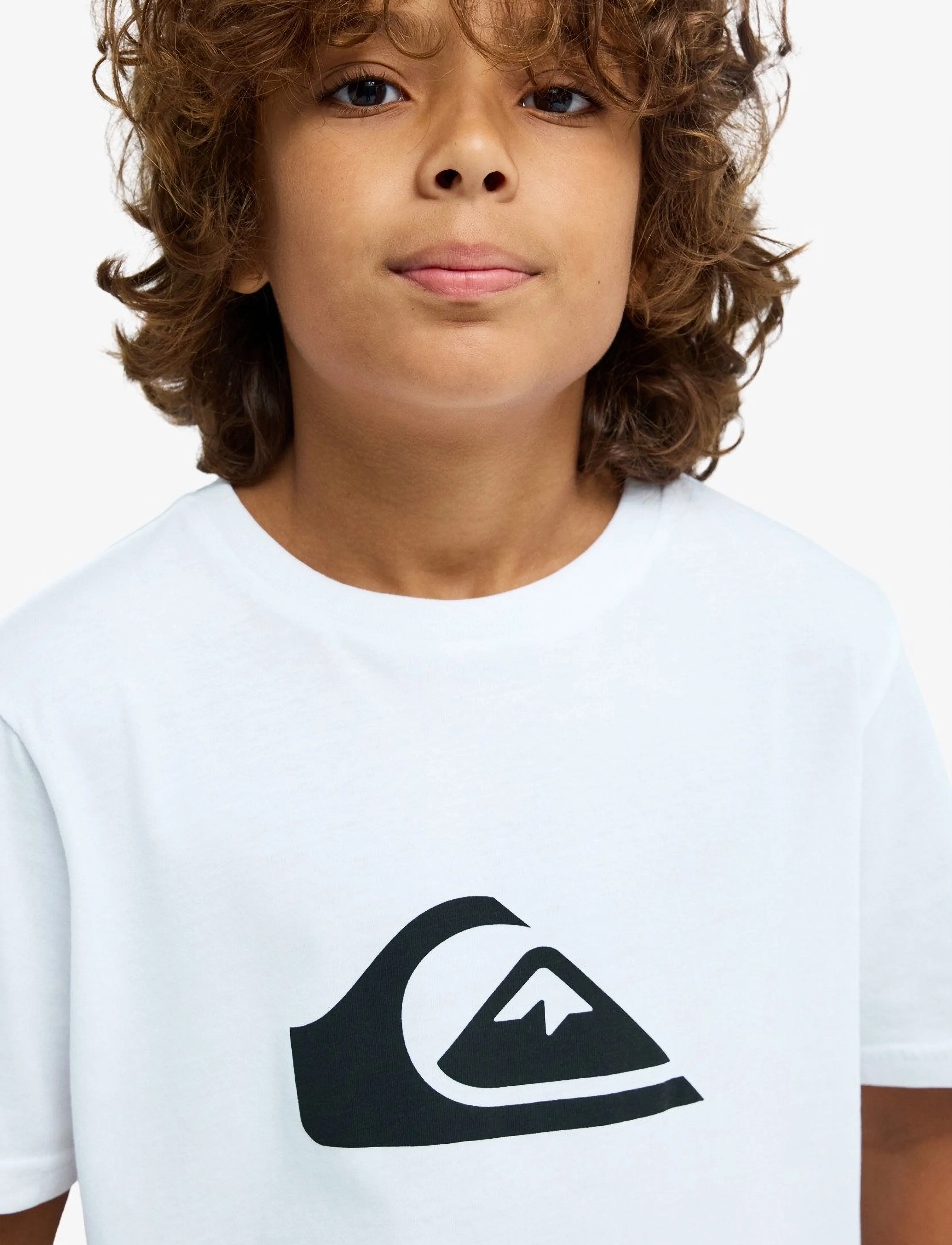 Quiksilver - EV COMP LOGO SS YOUTH - short-sleeved t-shirts - white - 5