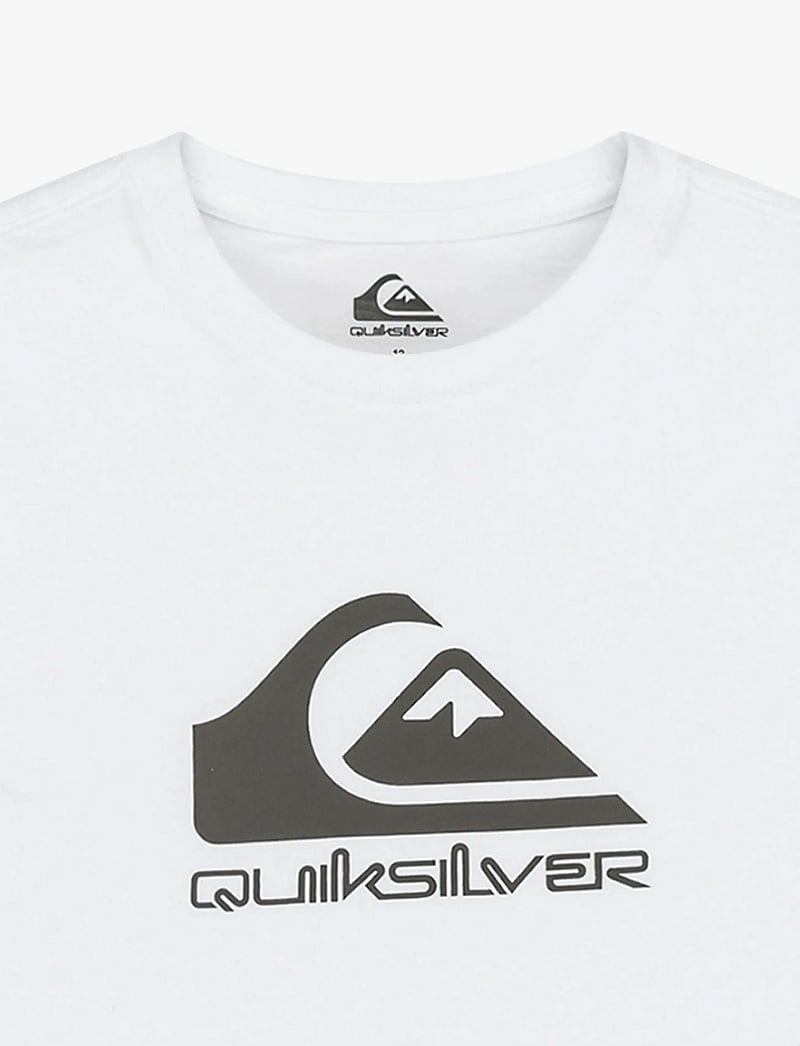 Quiksilver - EV COMP LOGO SS YOUTH - kortärmade t-shirts - white - 2