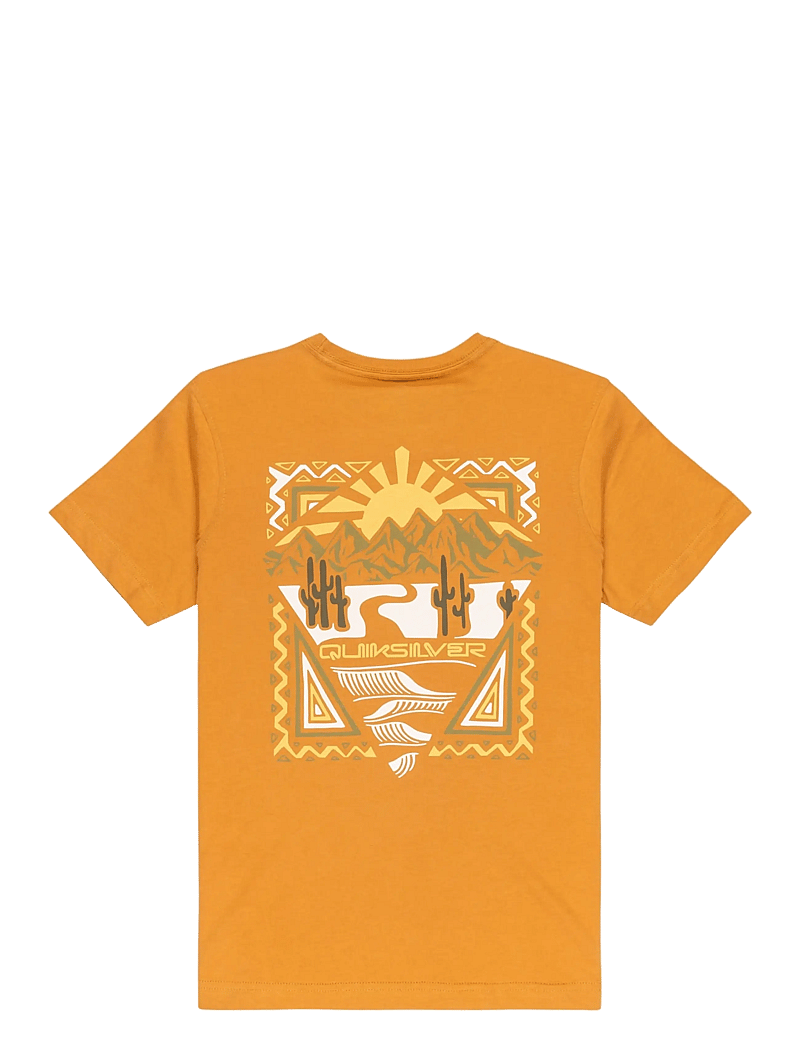 Quiksilver - EV DESERT WAVES SS YOUTH - t-shirts à manches courtes - almond - 2