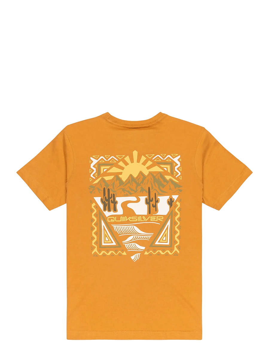 Quiksilver - EV DESERT WAVES SS YOUTH - marškinėliai trumpomis rankovėmis - almond - 2