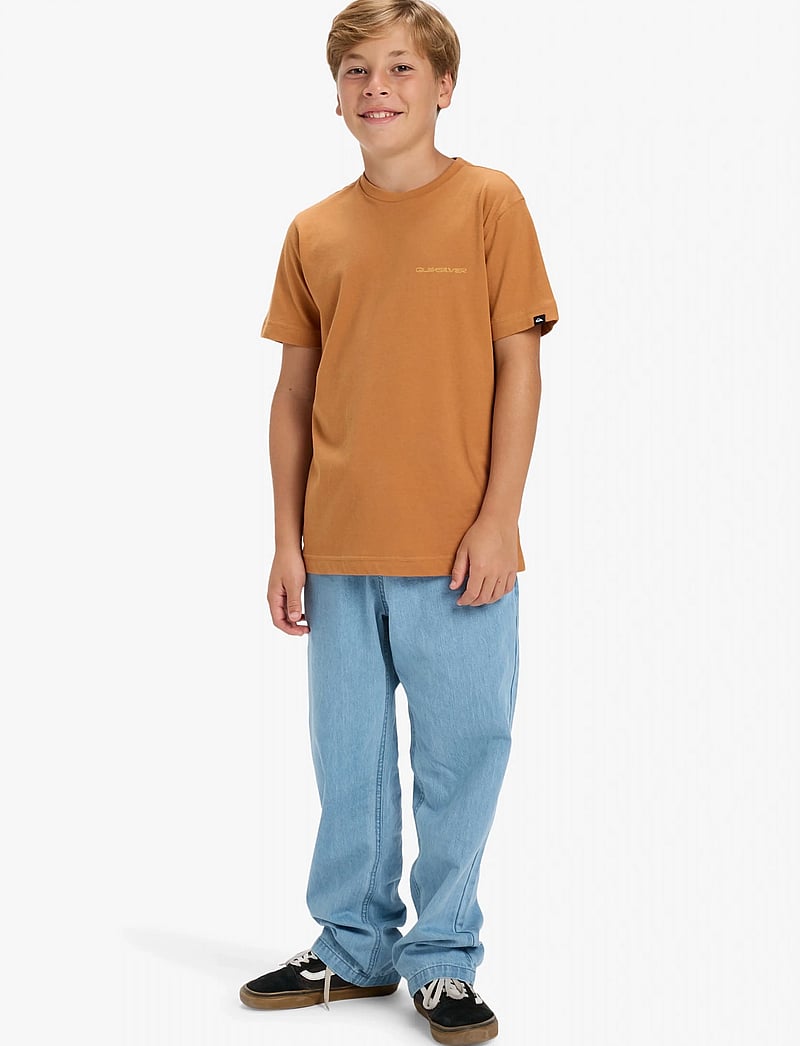 Quiksilver - EV DESERT WAVES SS YOUTH - t-shirts à manches courtes - almond - 4