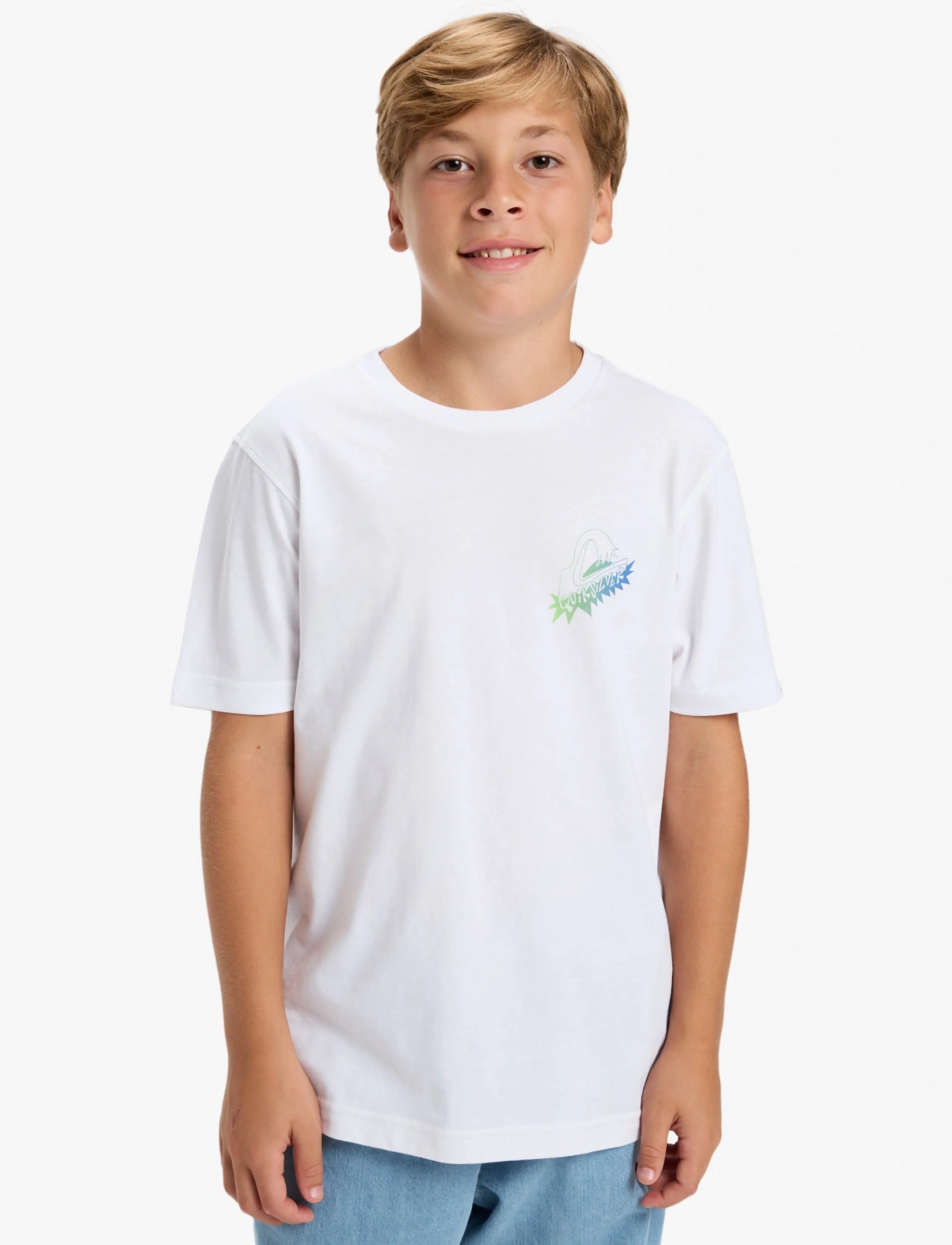 Quiksilver EV STAR RIDE SS YOUTH - Lyhythihaiset t-paidat - WHITE / white