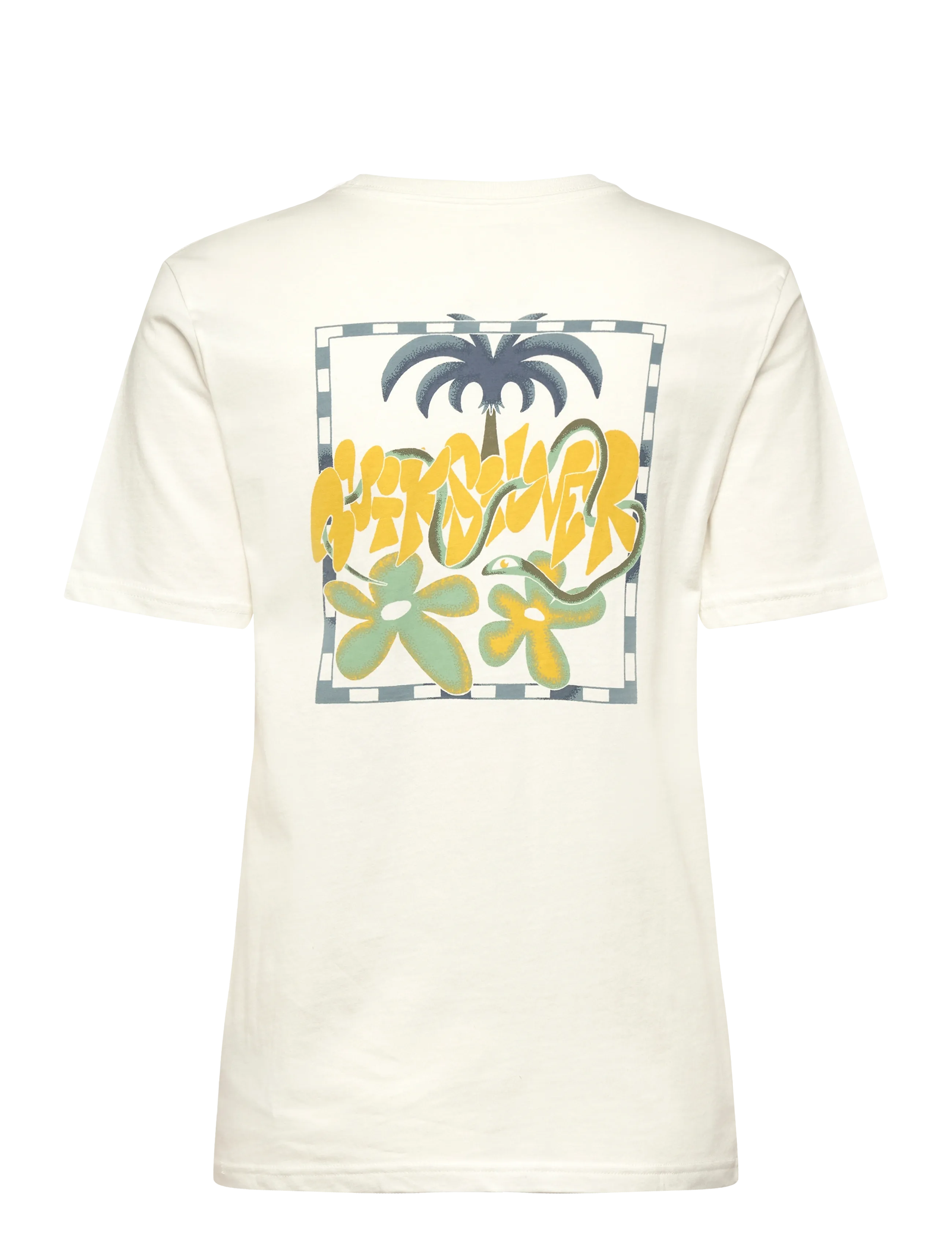 Quiksilver - EVO BLOOMSDAY SS YOUTH - lyhythihaiset t-paidat - snow white - 1