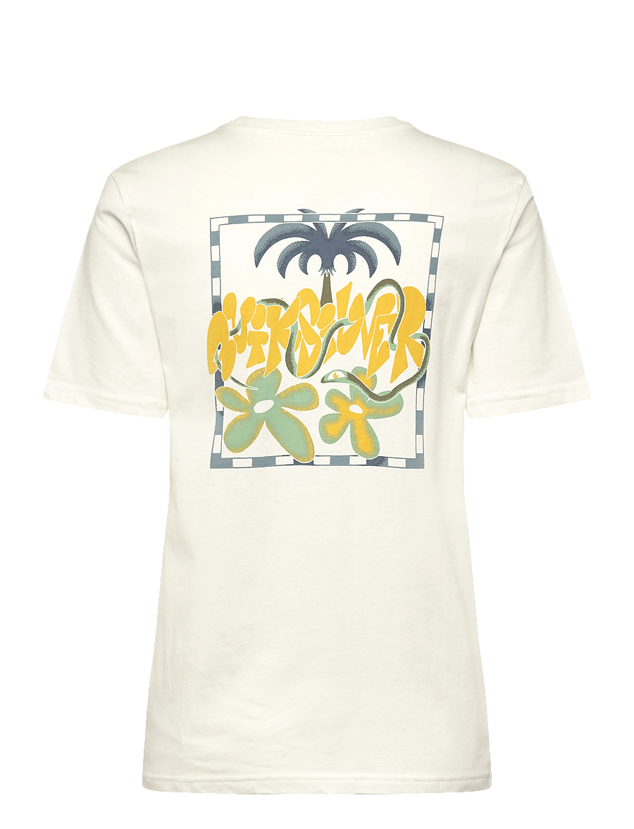 Quiksilver - EVO BLOOMSDAY SS YOUTH - kurzärmelige - snow white - 1