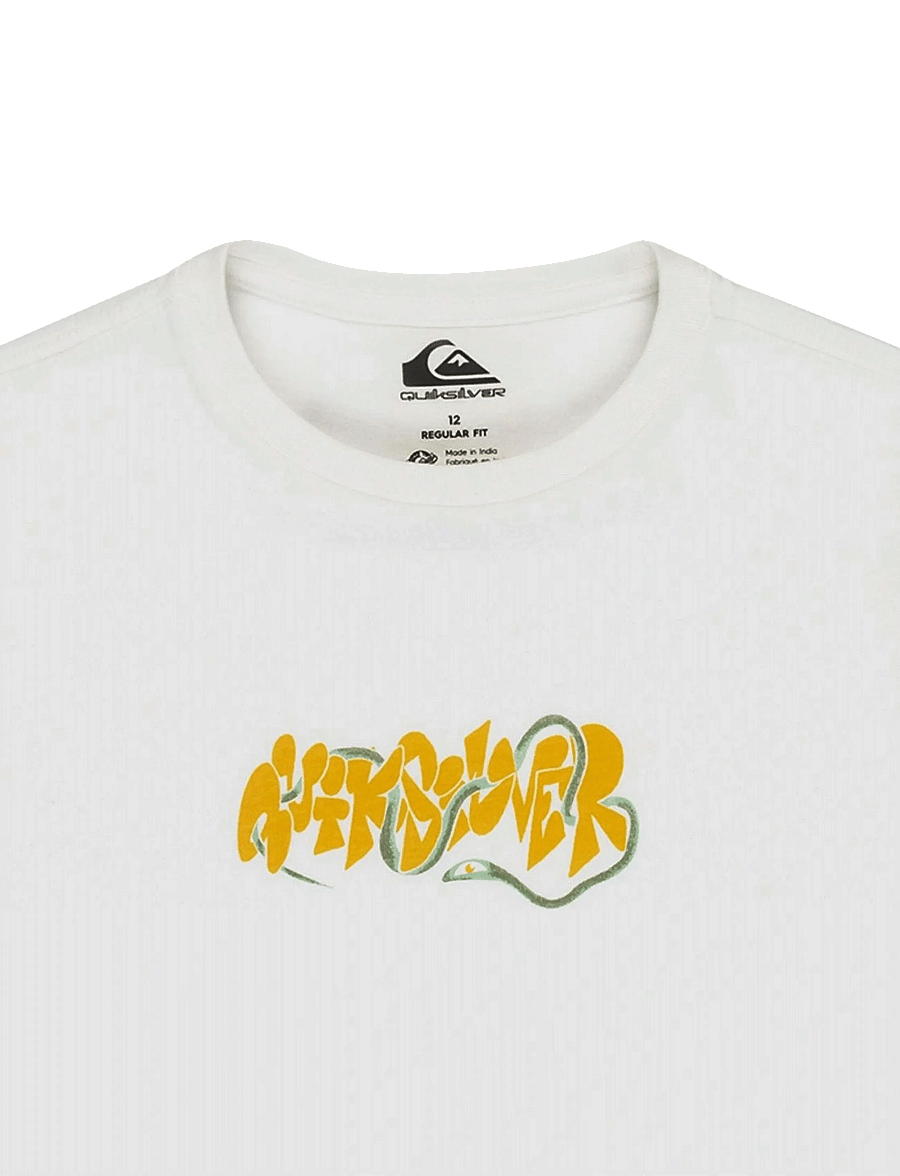 Quiksilver - EVO BLOOMSDAY SS YOUTH - kurzärmelige - snow white - 2