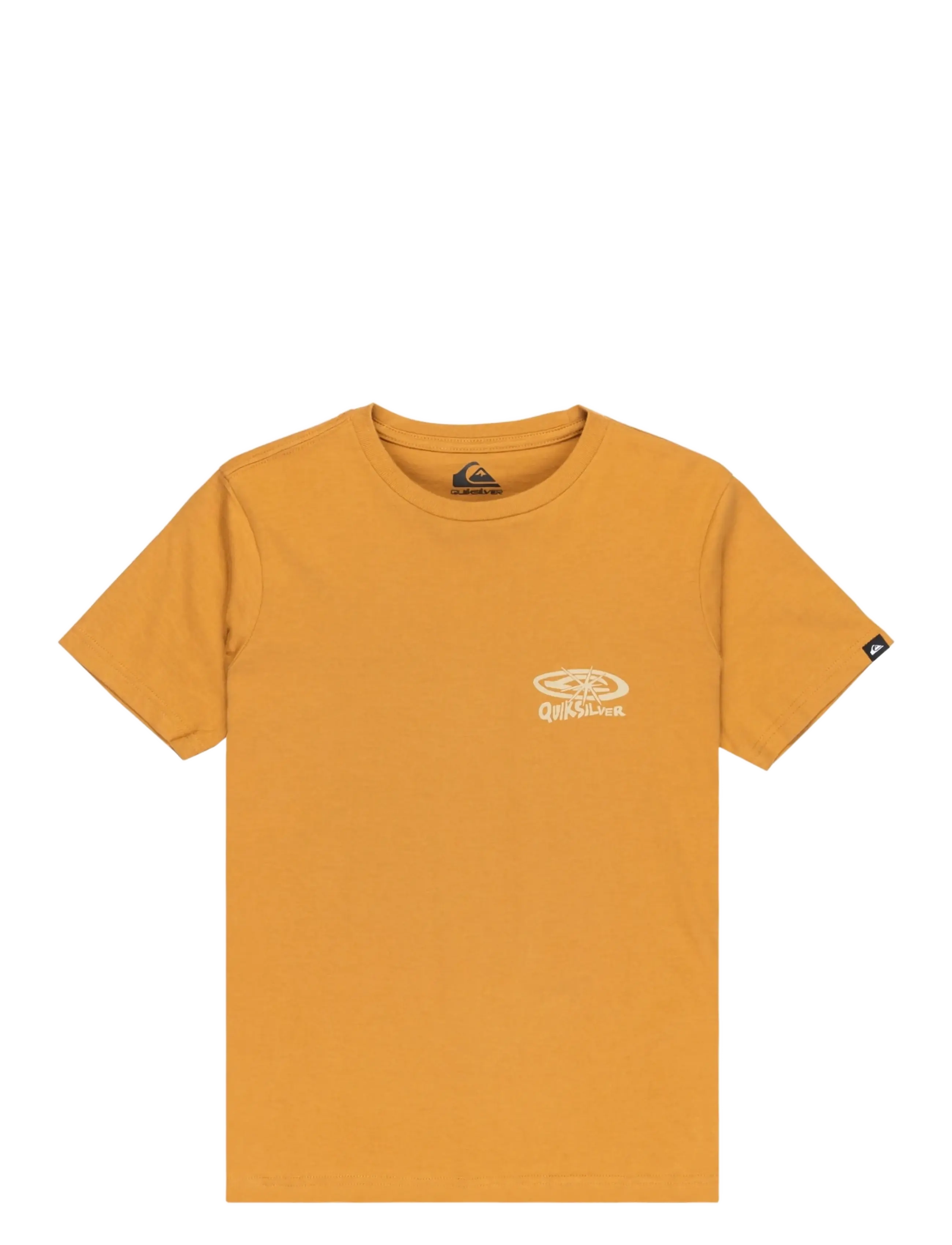 Quiksilver HW SNAKY WAYS SS YOUTH - 4 for 3 - ALMOND / orange