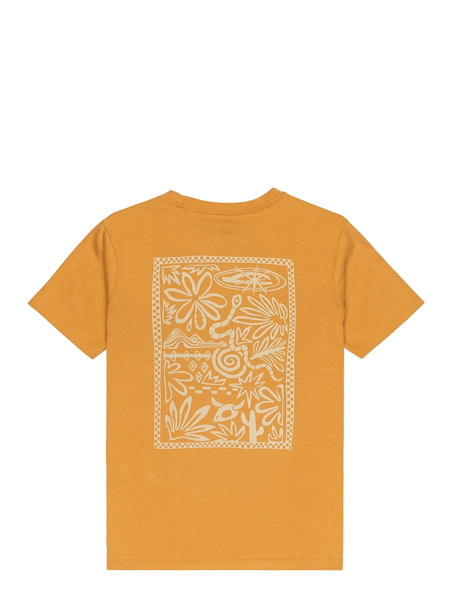 Quiksilver - HW SNAKY WAYS SS YOUTH - lühikeste varrukatega t-särgid - almond - 2