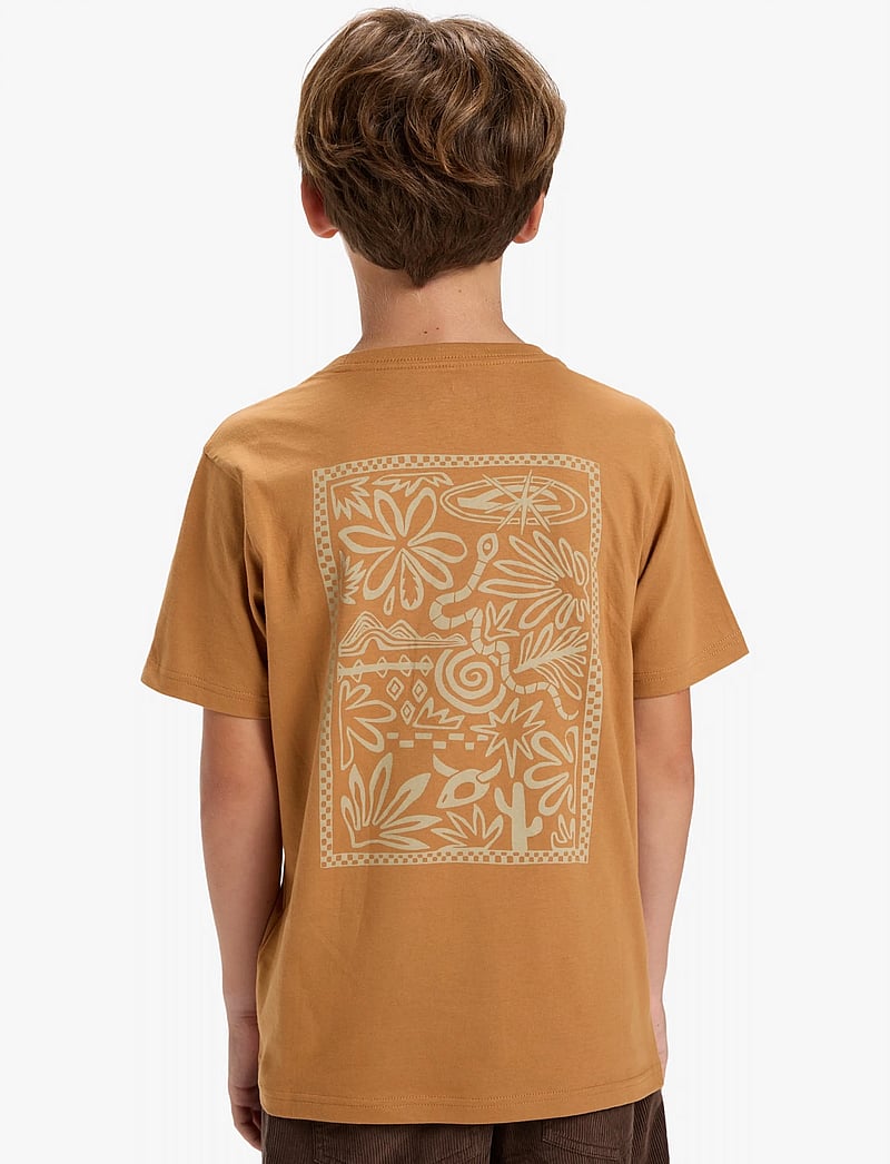 Quiksilver - HW SNAKY WAYS SS YOUTH - kortærmede t-shirts - almond - 3