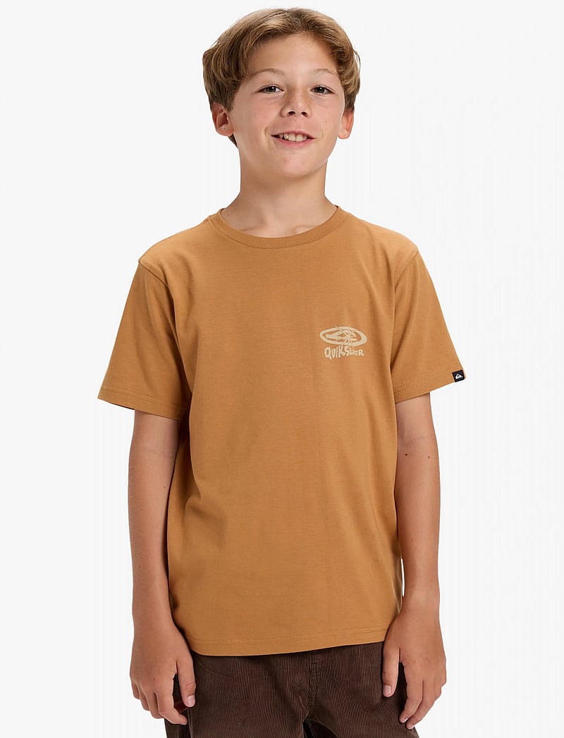 Quiksilver - HW SNAKY WAYS SS YOUTH - kortærmede t-shirts - almond - 5