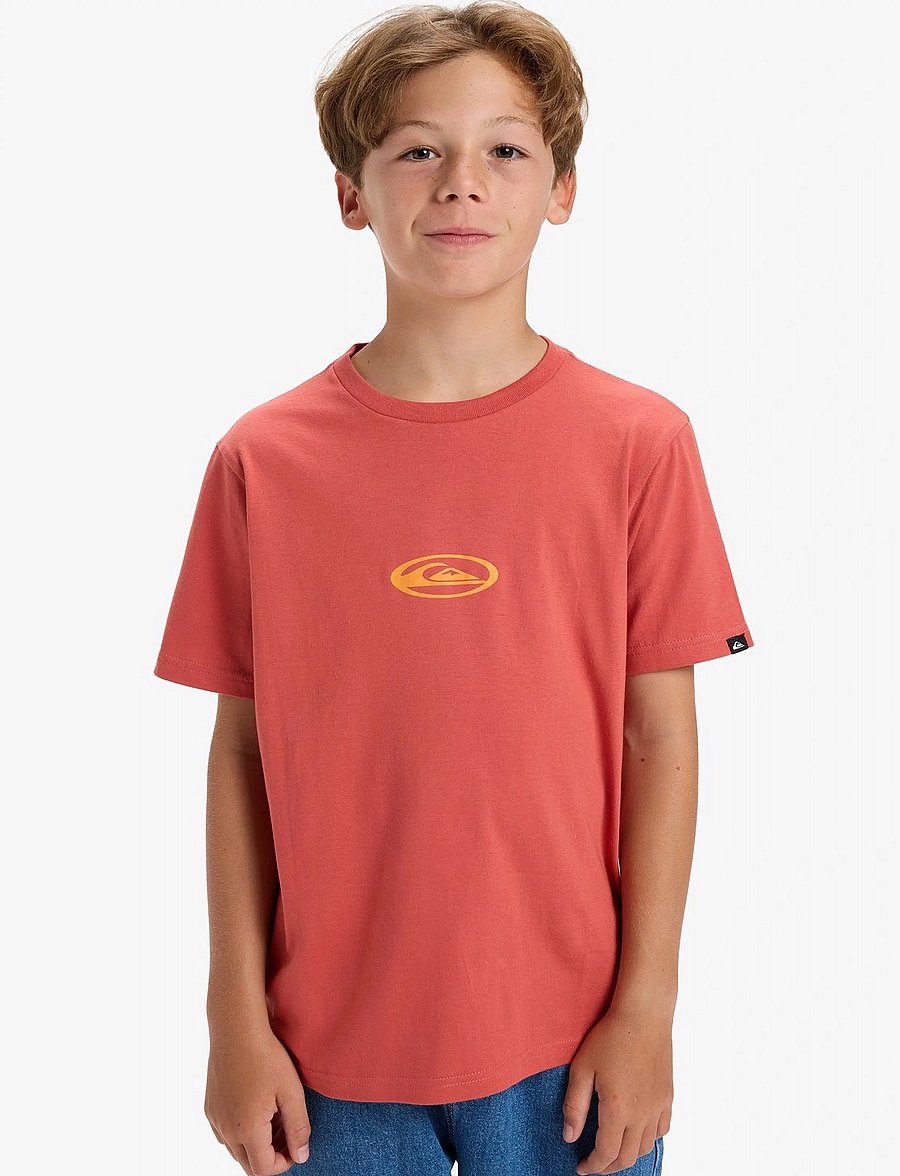 Quiksilver - HW WELCOME ALL SS YOUTH - kortärmade t-shirts - mineral red - 0