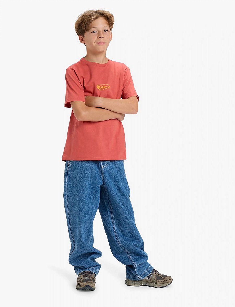 Quiksilver - HW WELCOME ALL SS YOUTH - kortärmade t-shirts - mineral red - 4