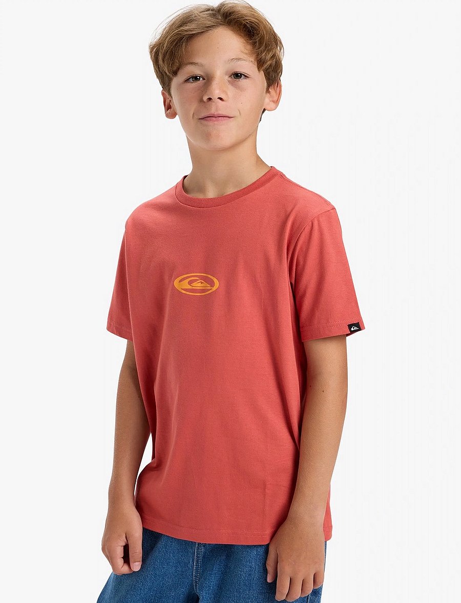 Quiksilver - HW WELCOME ALL SS YOUTH - kortärmade t-shirts - mineral red - 5