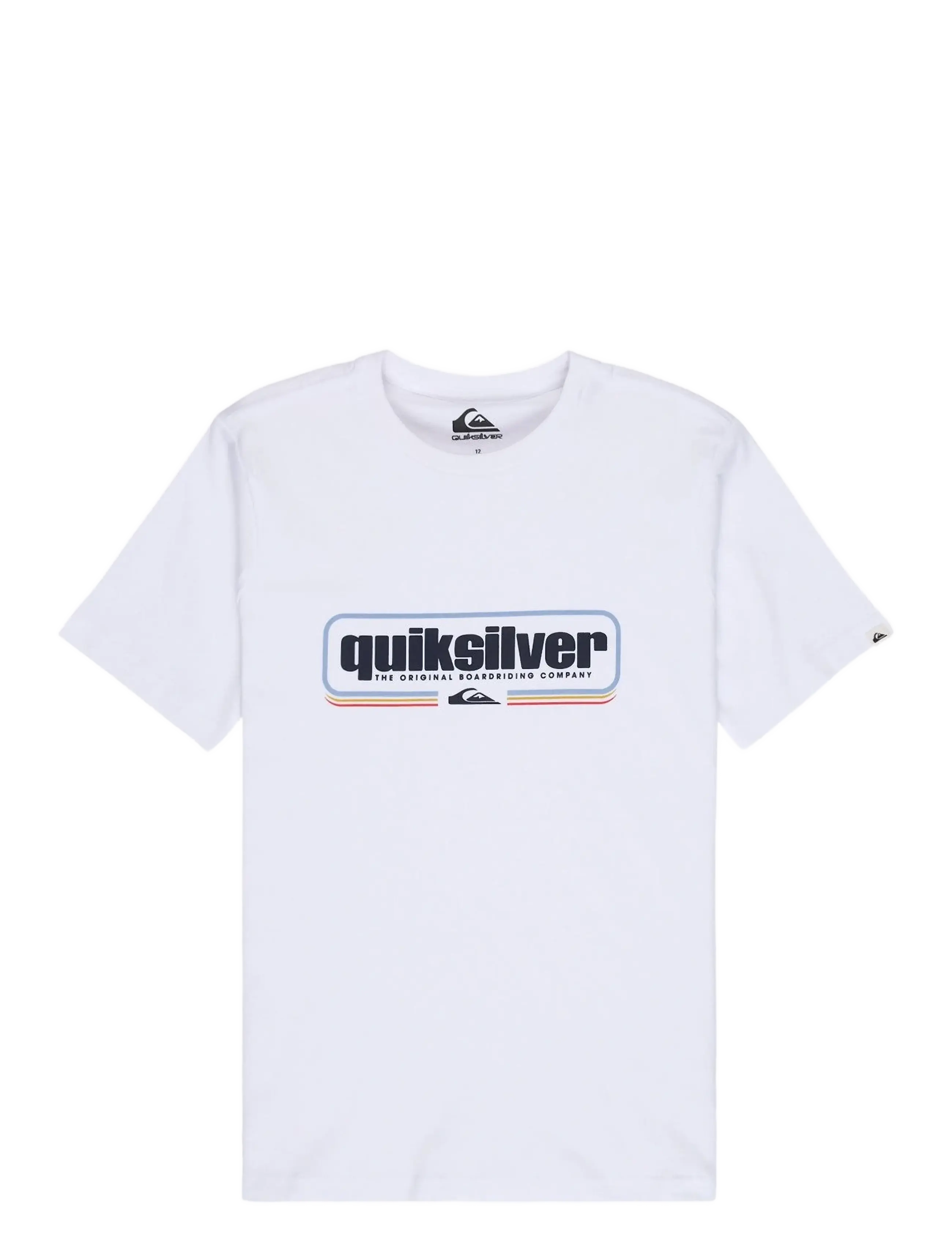 Quiksilver Ev Box Shaped Ss Youth, 10, White, T-Shirts > Kortærmede, Børn