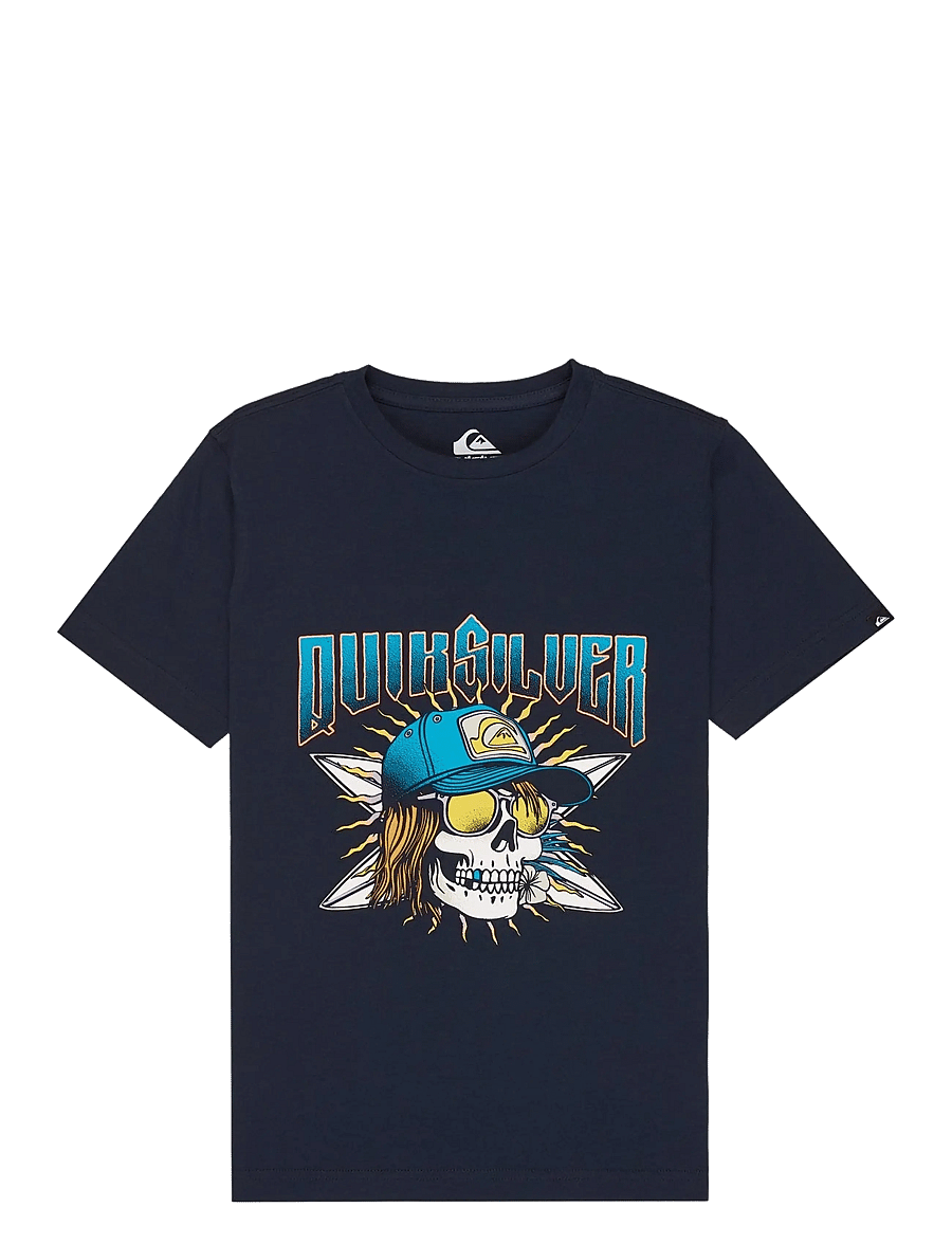 Quiksilver - SOUND ON SS - kortærmede t-shirts - dark navy - 1