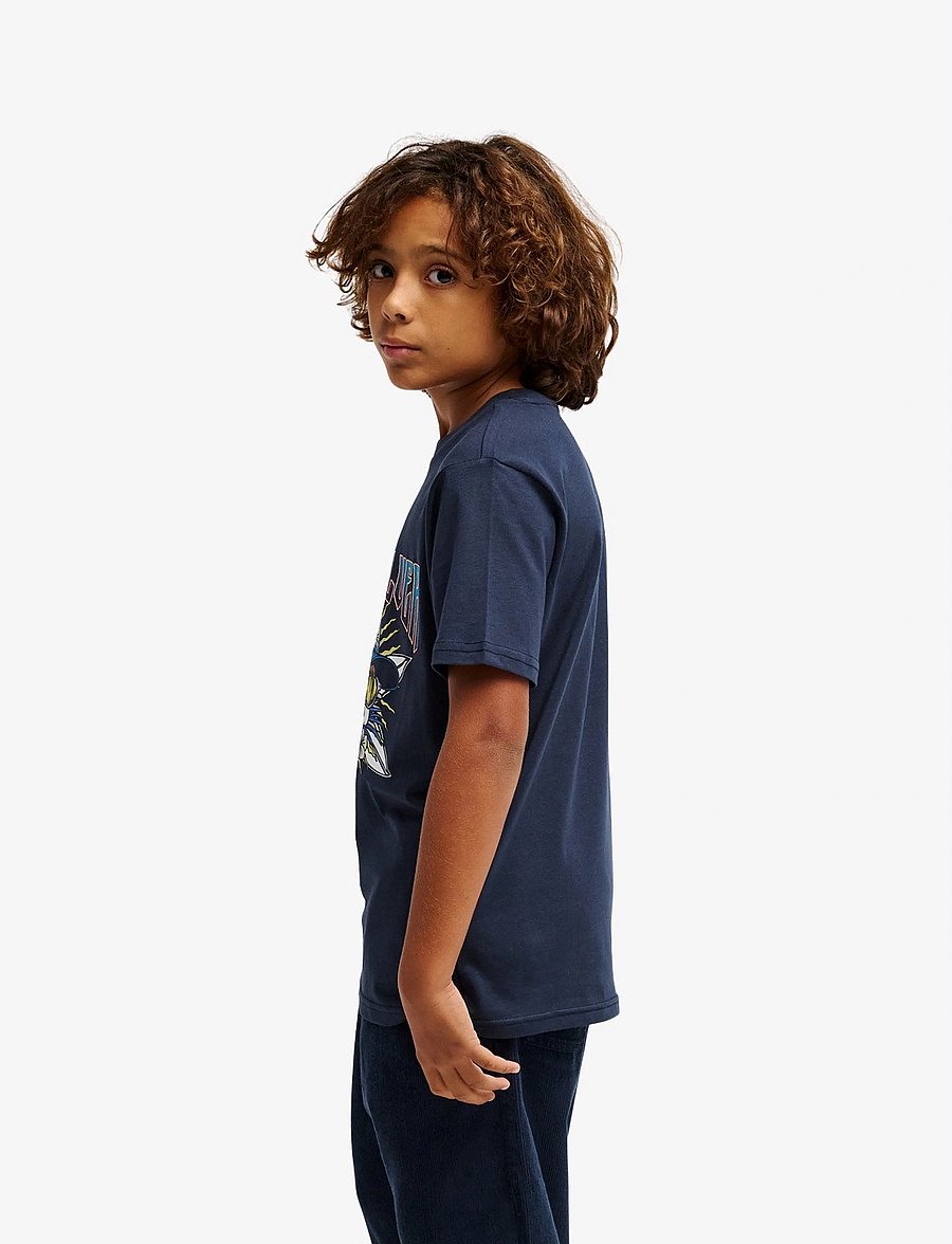 Quiksilver - SOUND ON SS - kortærmede t-shirts - dark navy - 5