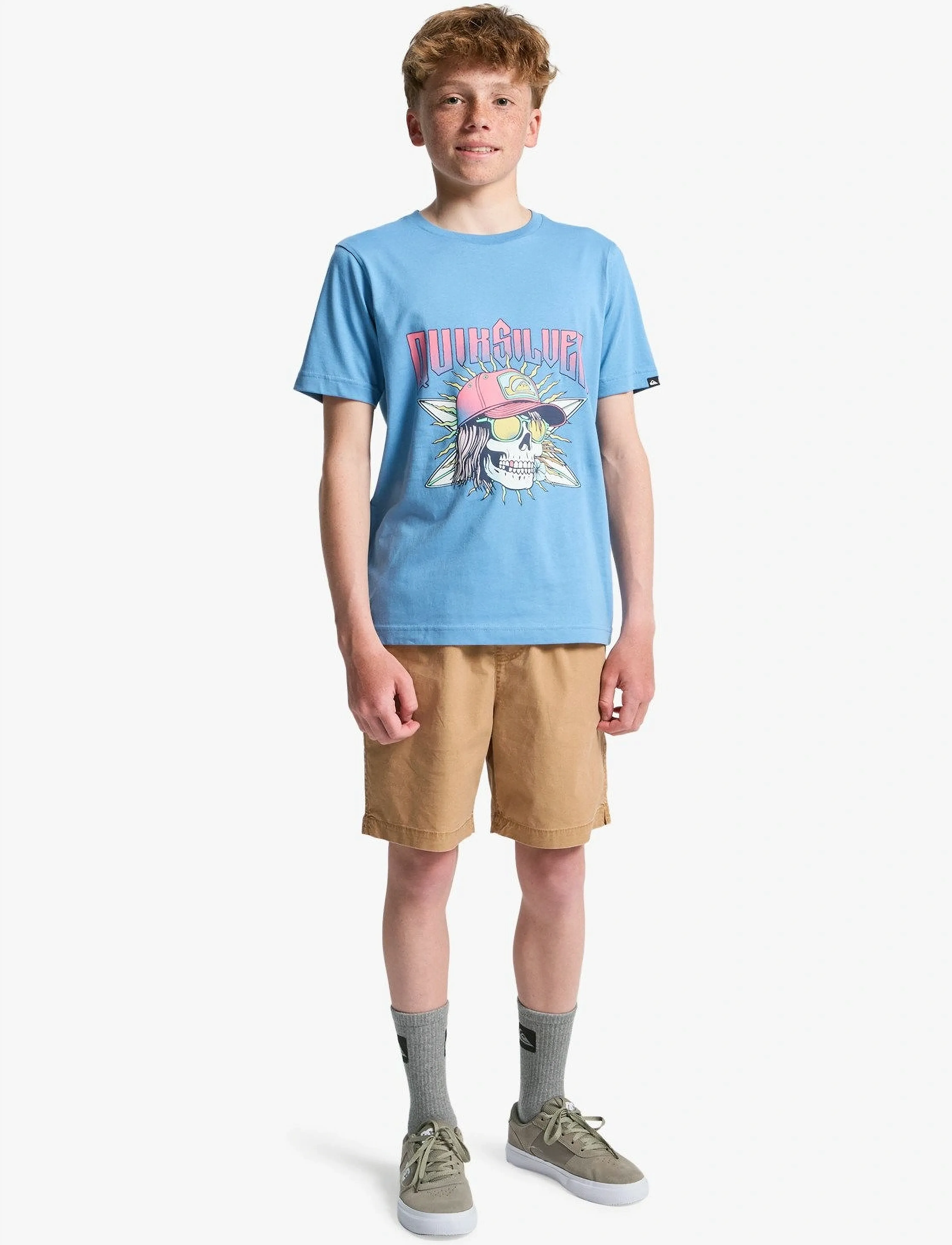 Quiksilver - SOUND ON SS - short-sleeved t-shirts - riviera - 4