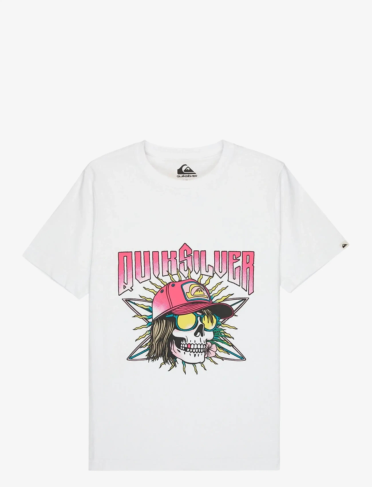 Quiksilver - SOUND ON SS - kortærmede t-shirts - white - 0