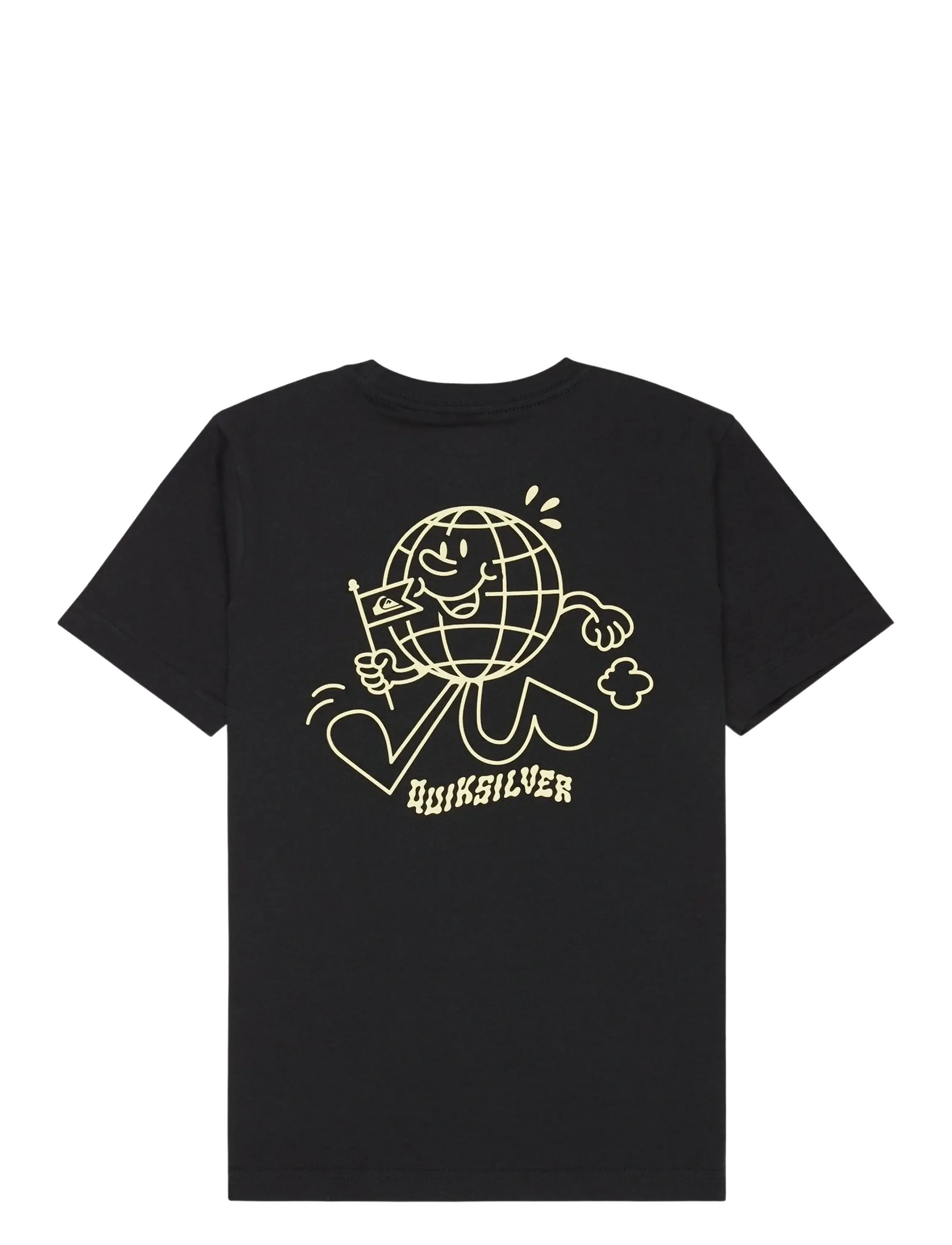 Quiksilver - COSMIC CHARACTER SS - kortärmade t-shirts - black - 2
