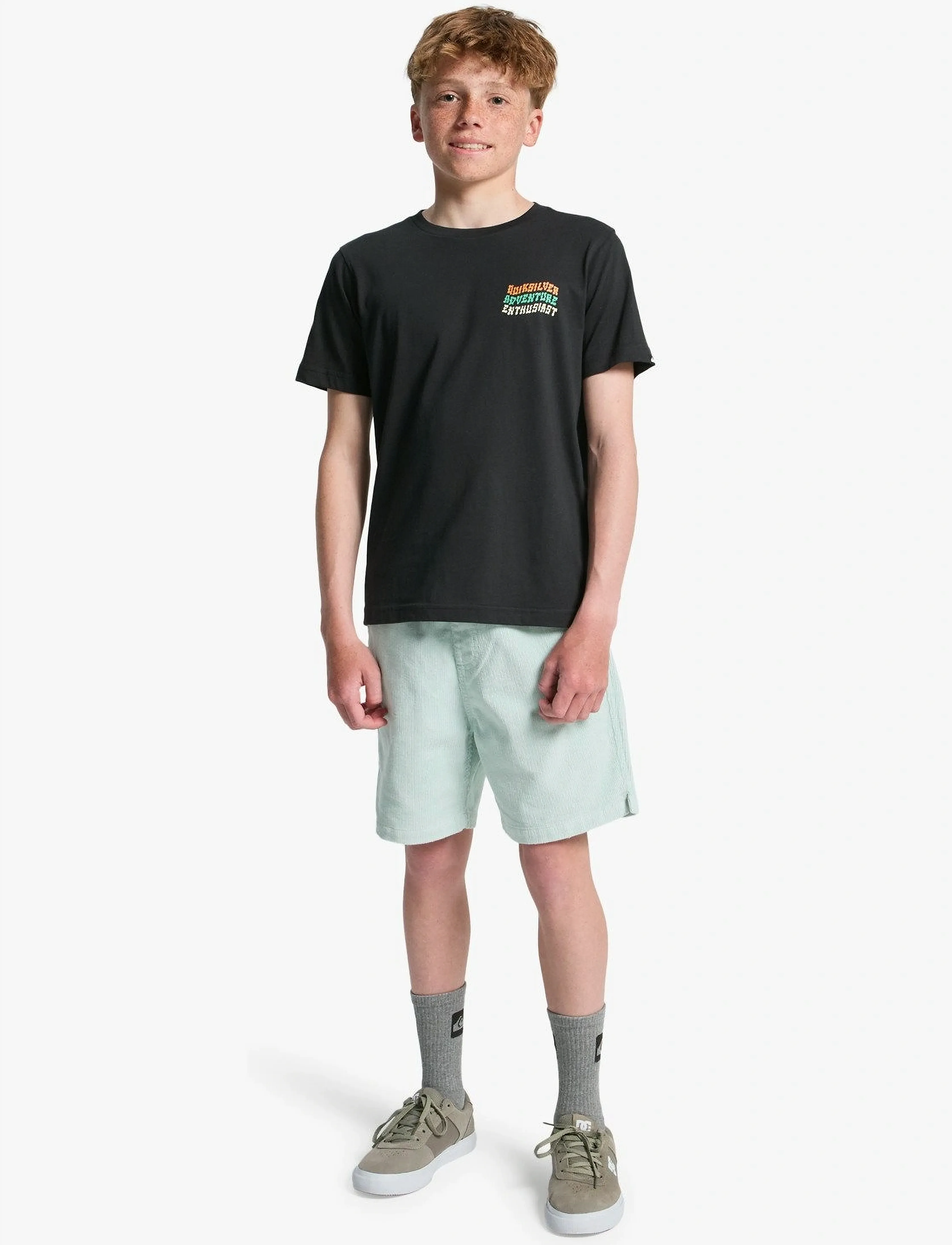 Quiksilver - COSMIC CHARACTER SS - kortärmade t-shirts - black - 4
