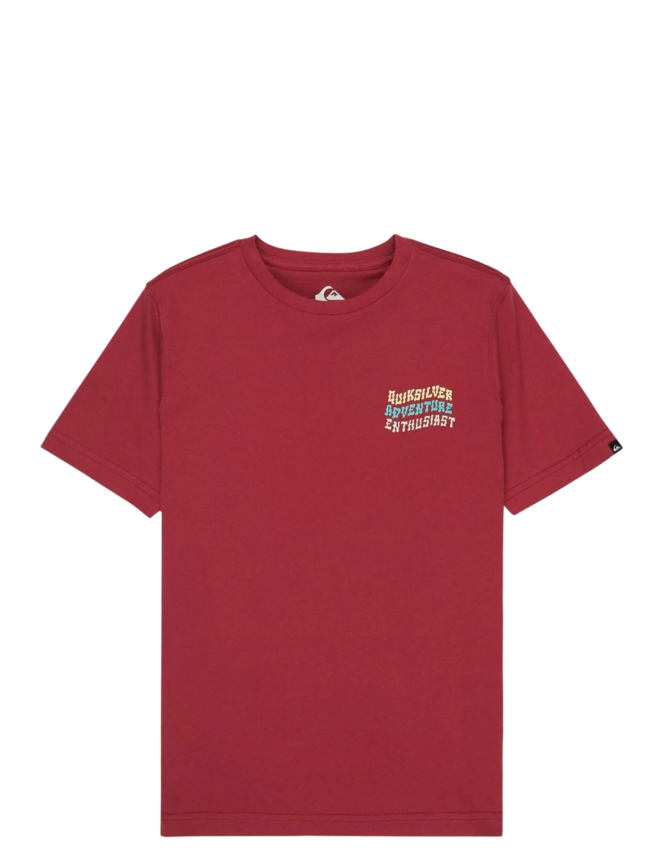 Quiksilver COSMIC CHARACTER SS - Lapsed 98–134 - BURNT RUSSET / red