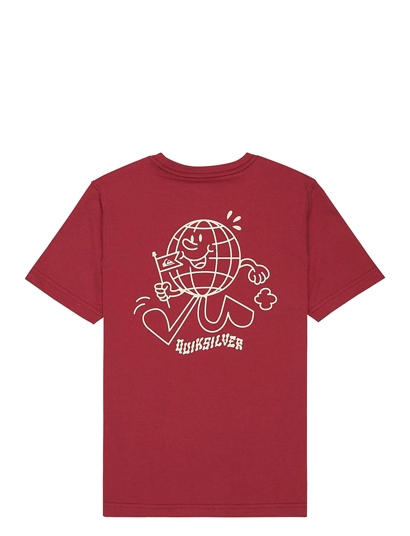 Quiksilver - COSMIC CHARACTER SS - kortærmede t-shirts - burnt russet - 1