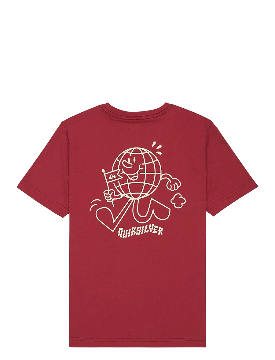 Quiksilver - COSMIC CHARACTER SS - kortærmede t-shirts - burnt russet - 1