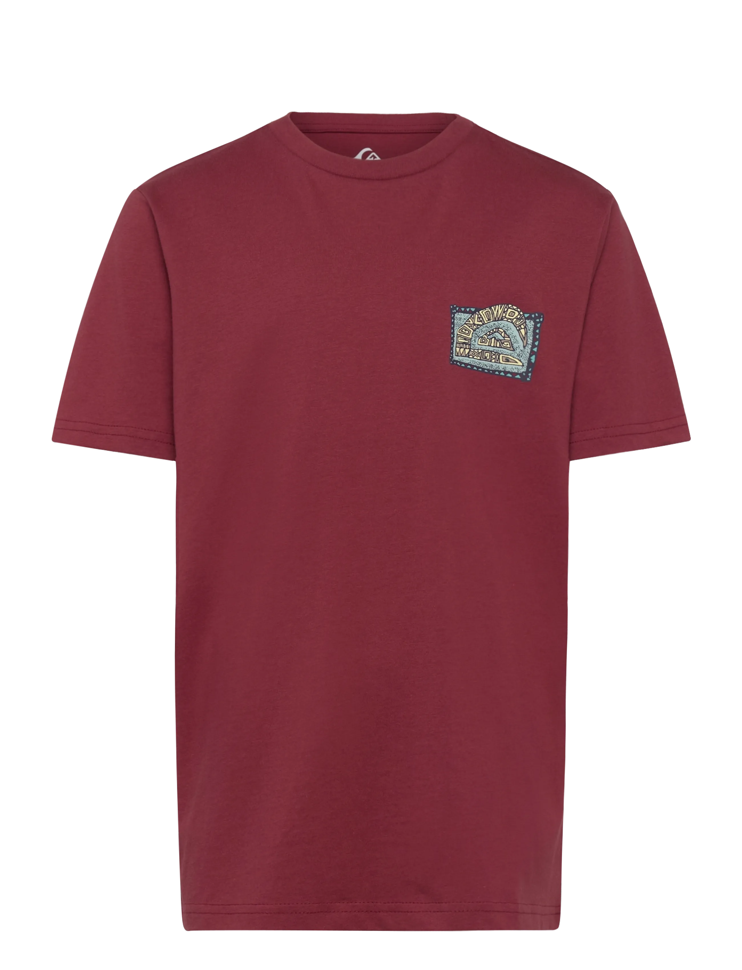 Quiksilver HERITAGE SS - 4 for 3 - BURNT RUSSET / burgundy