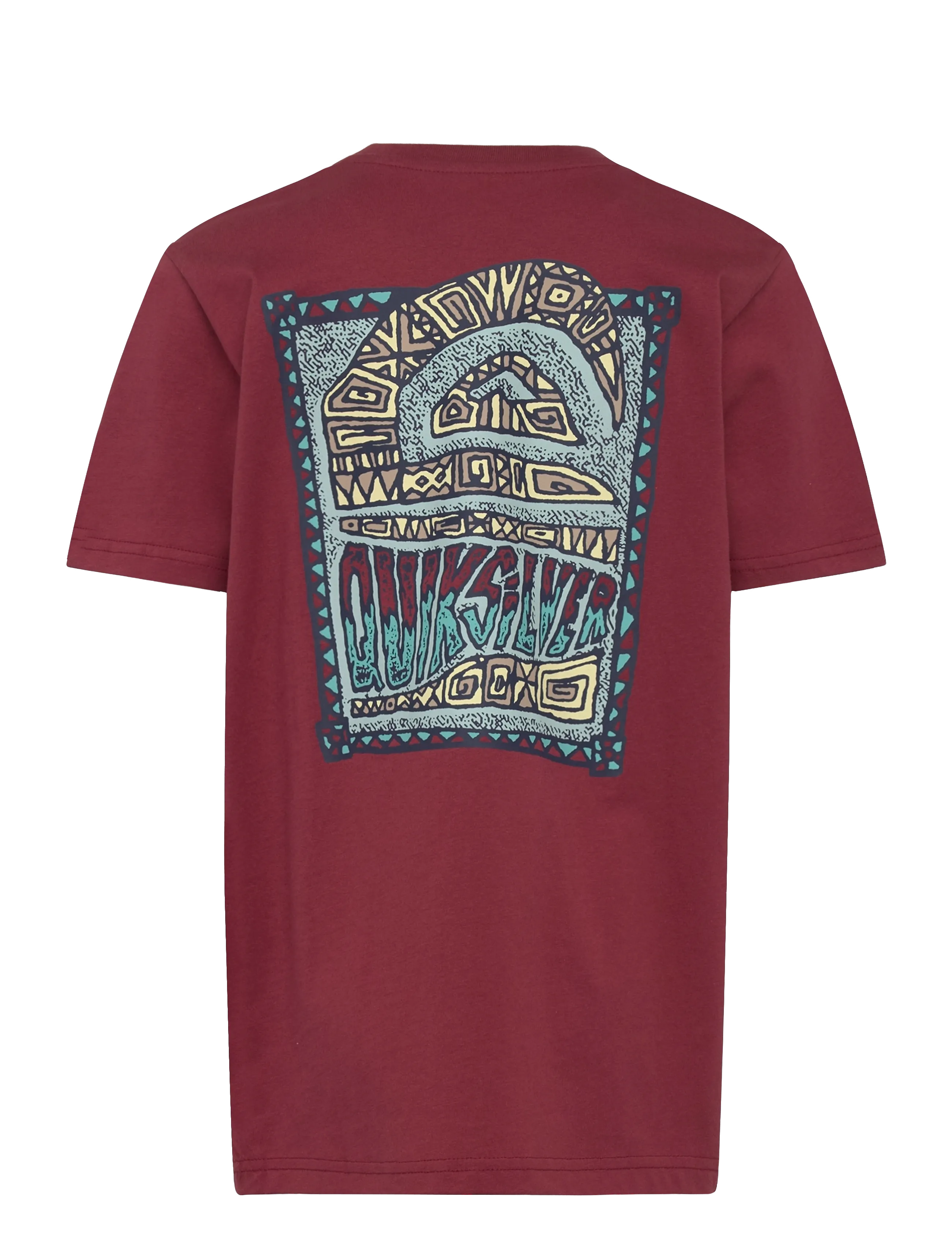 Quiksilver - HERITAGE SS - lühikeste varrukatega t-särgid - burnt russet - 2