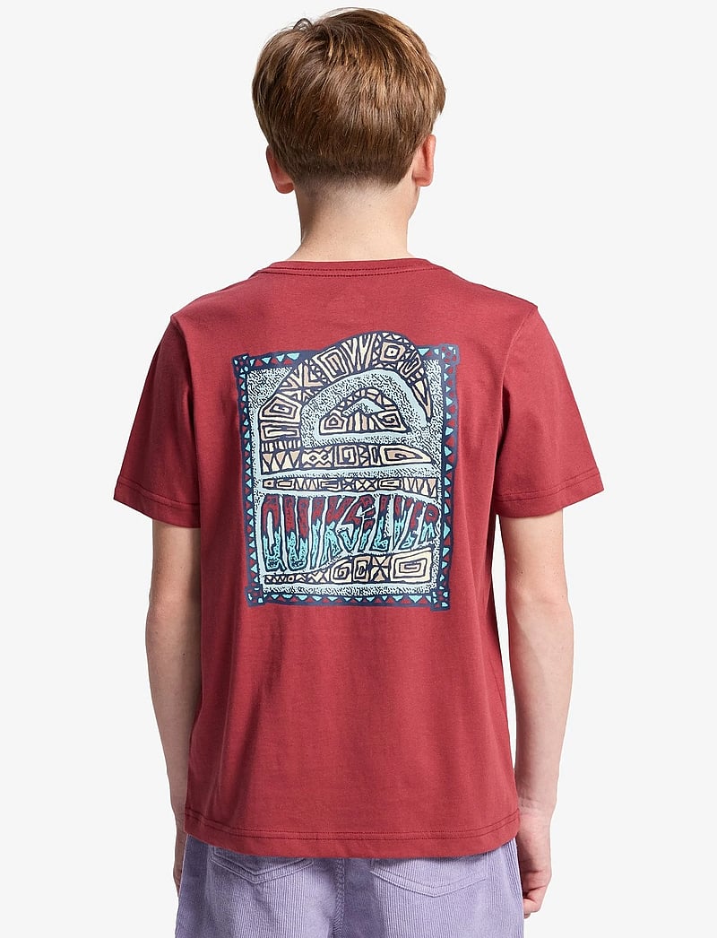 Quiksilver - HERITAGE SS - marškinėliai trumpomis rankovėmis - burnt russet - 3