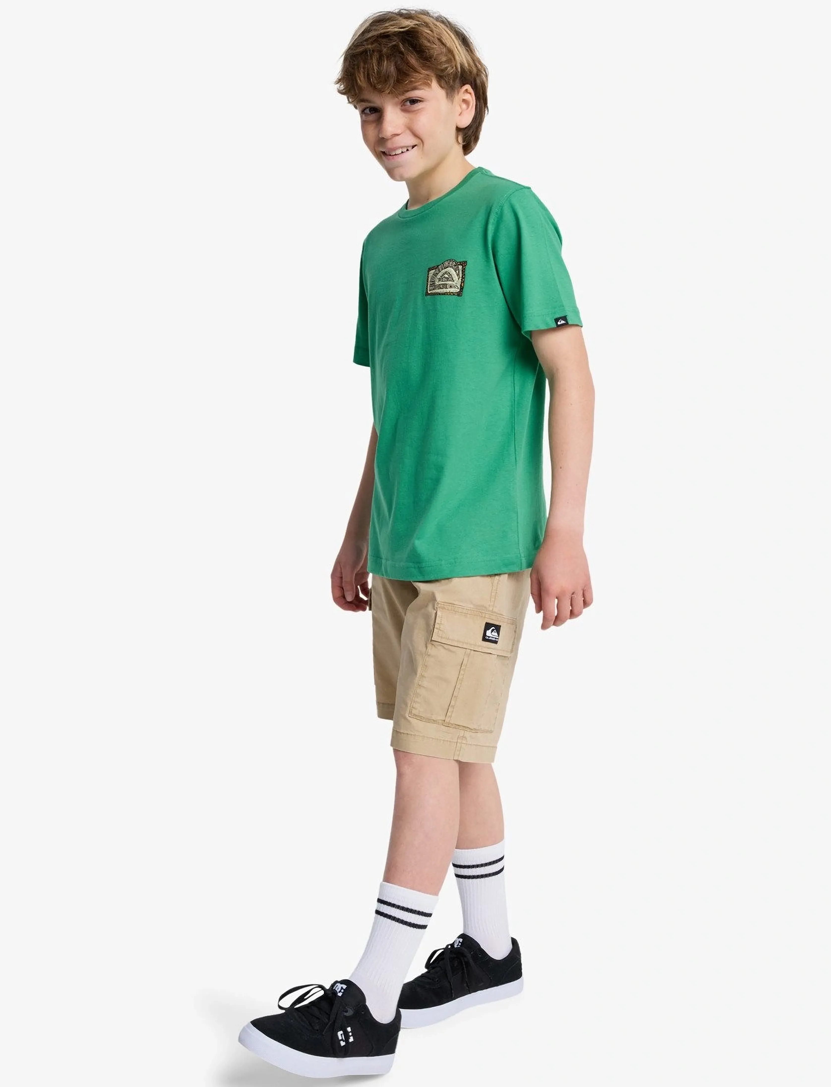 Quiksilver - HERITAGE SS - kortärmade t-shirts - leprechaun - 4