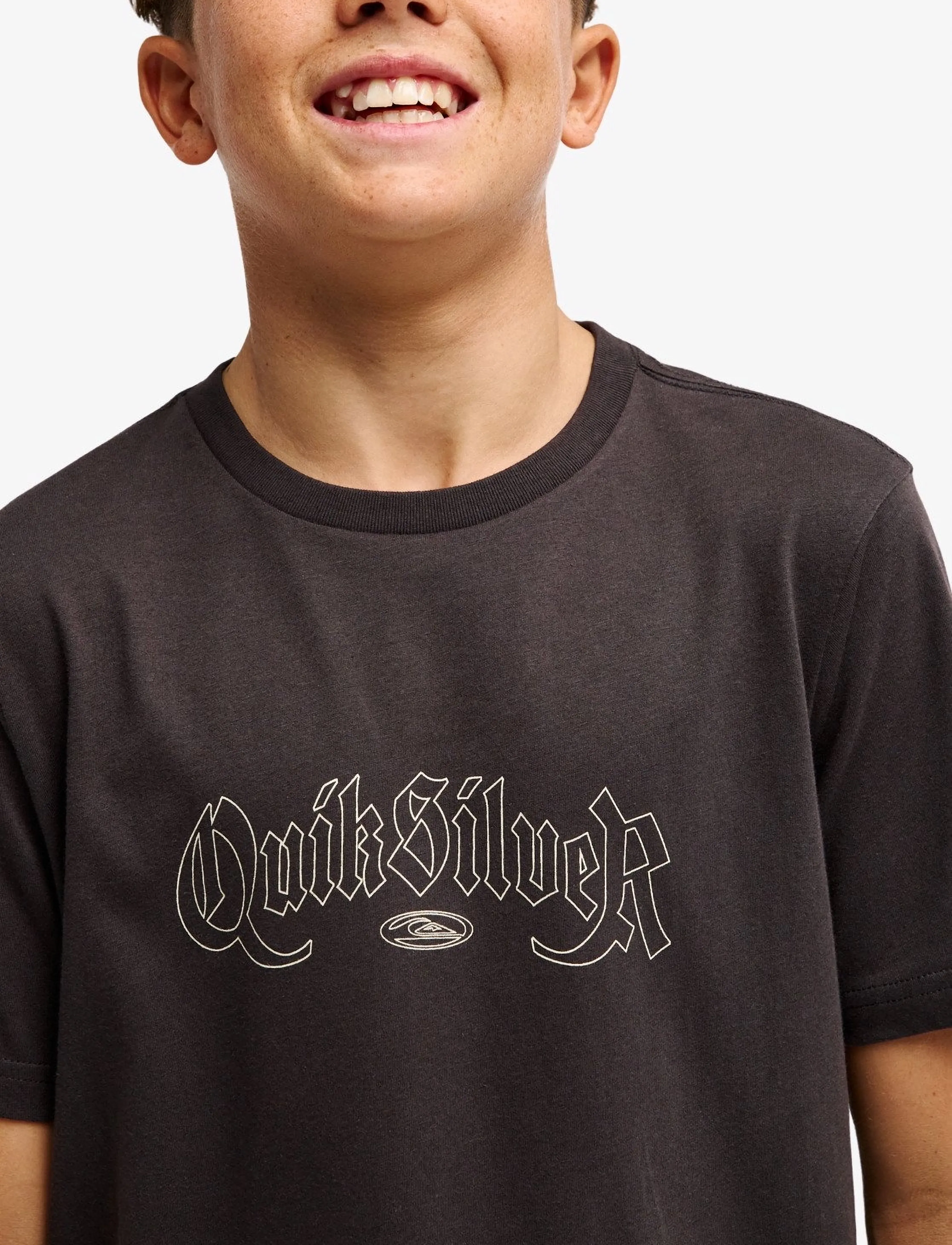 Quiksilver - DANG SS Y - kurzärmelige - tarmac - 5