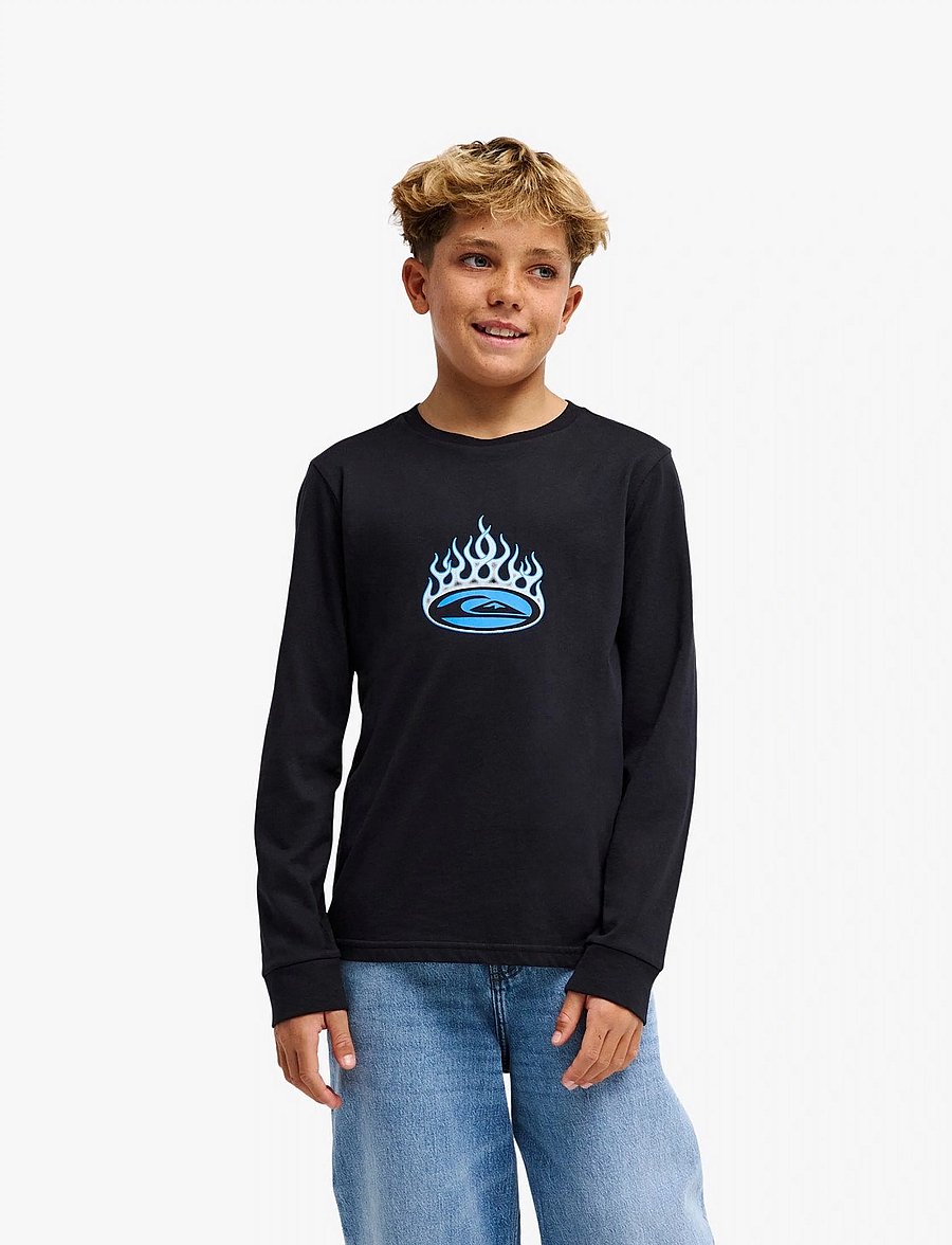Quiksilver - FLAMING LS Y - langärmelig - black - 0