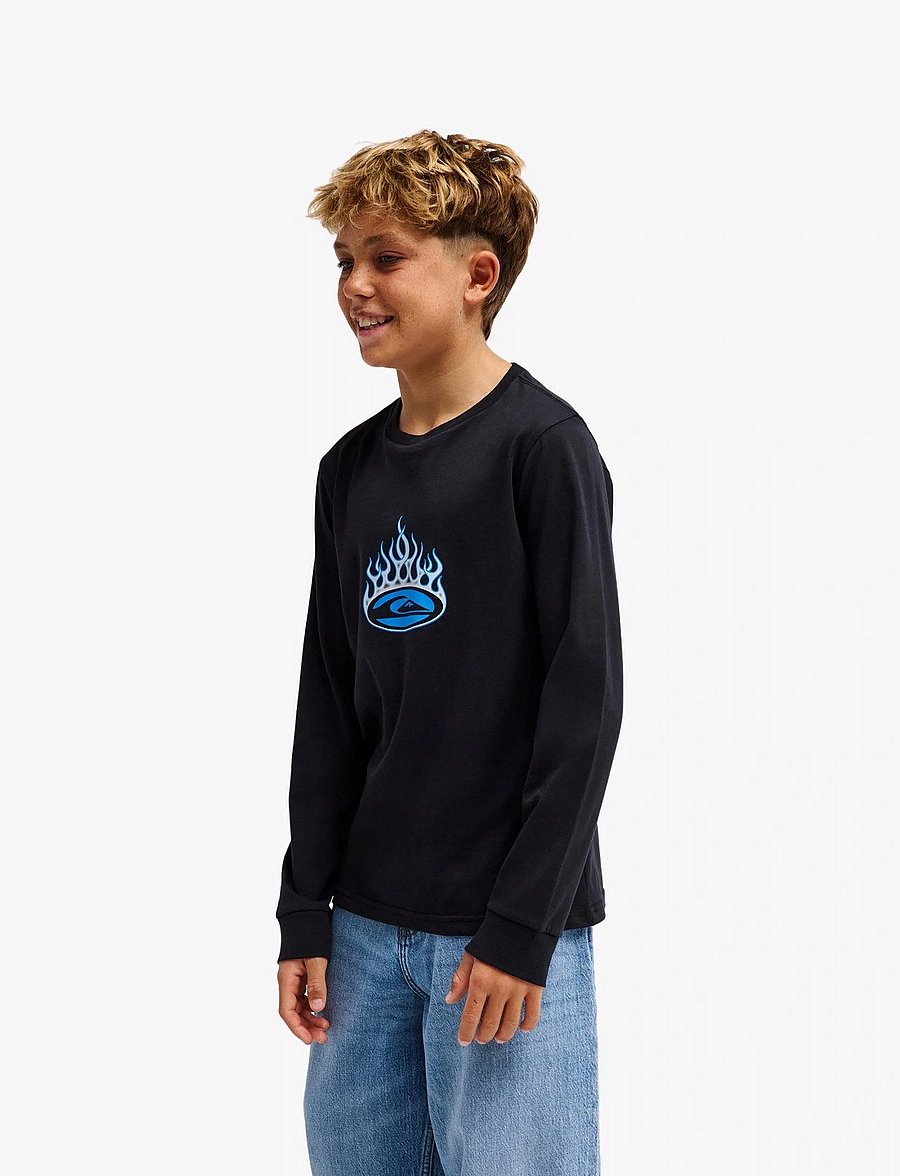 Quiksilver - FLAMING LS Y - langärmelig - black - 5