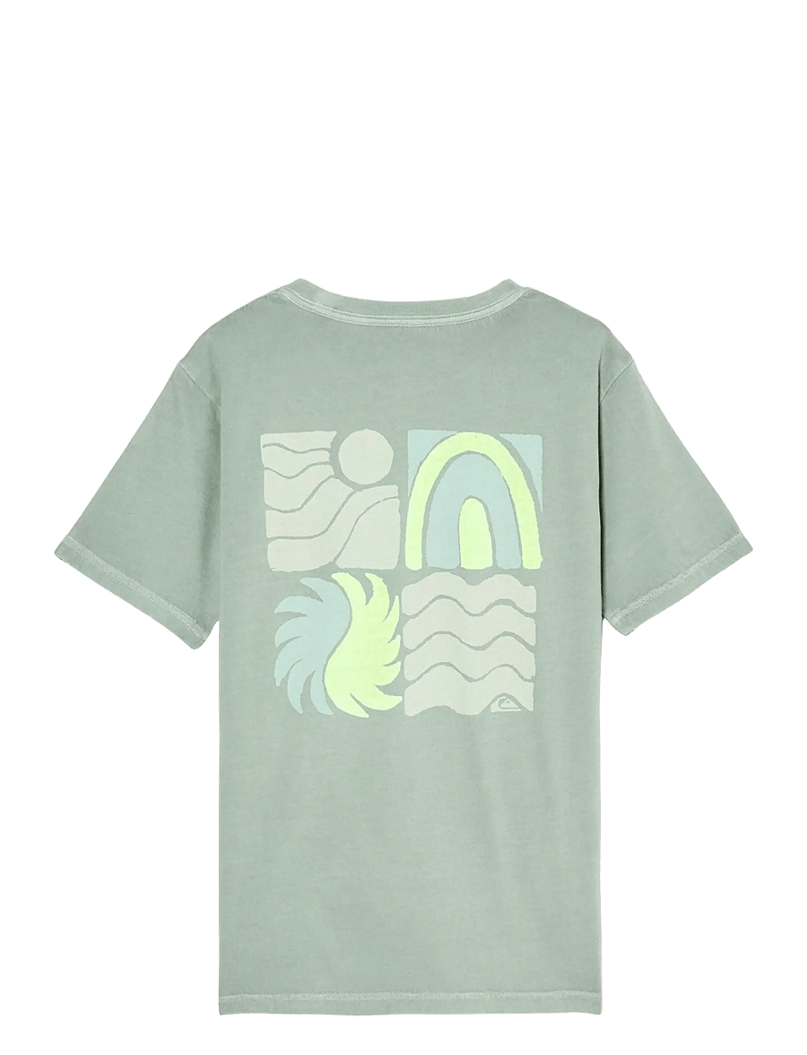 Quiksilver - EVO VIBES SS Y - alussärgid ja t-särgid - iceberg green - 1