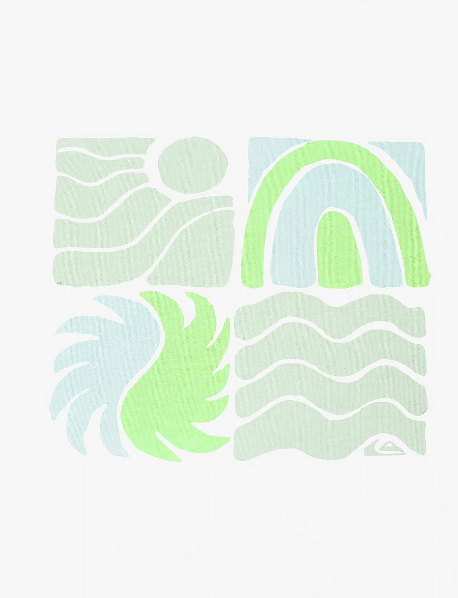 Quiksilver - EVO VIBES SS Y - alussärgid ja t-särgid - iceberg green - 3