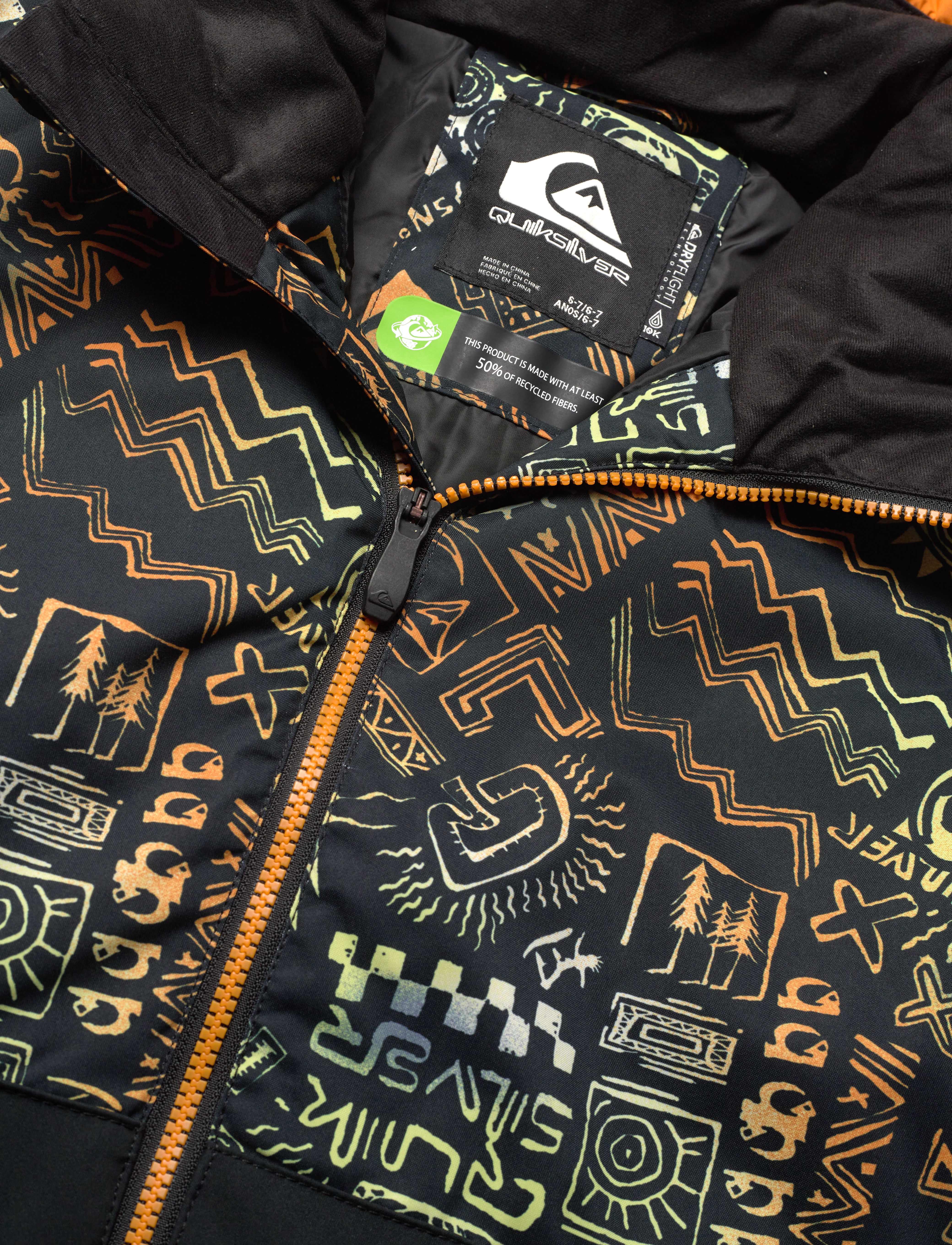 Quiksilver - LITTLE MISSION KIDS JK - skijacken - kids chatter celery green - 2