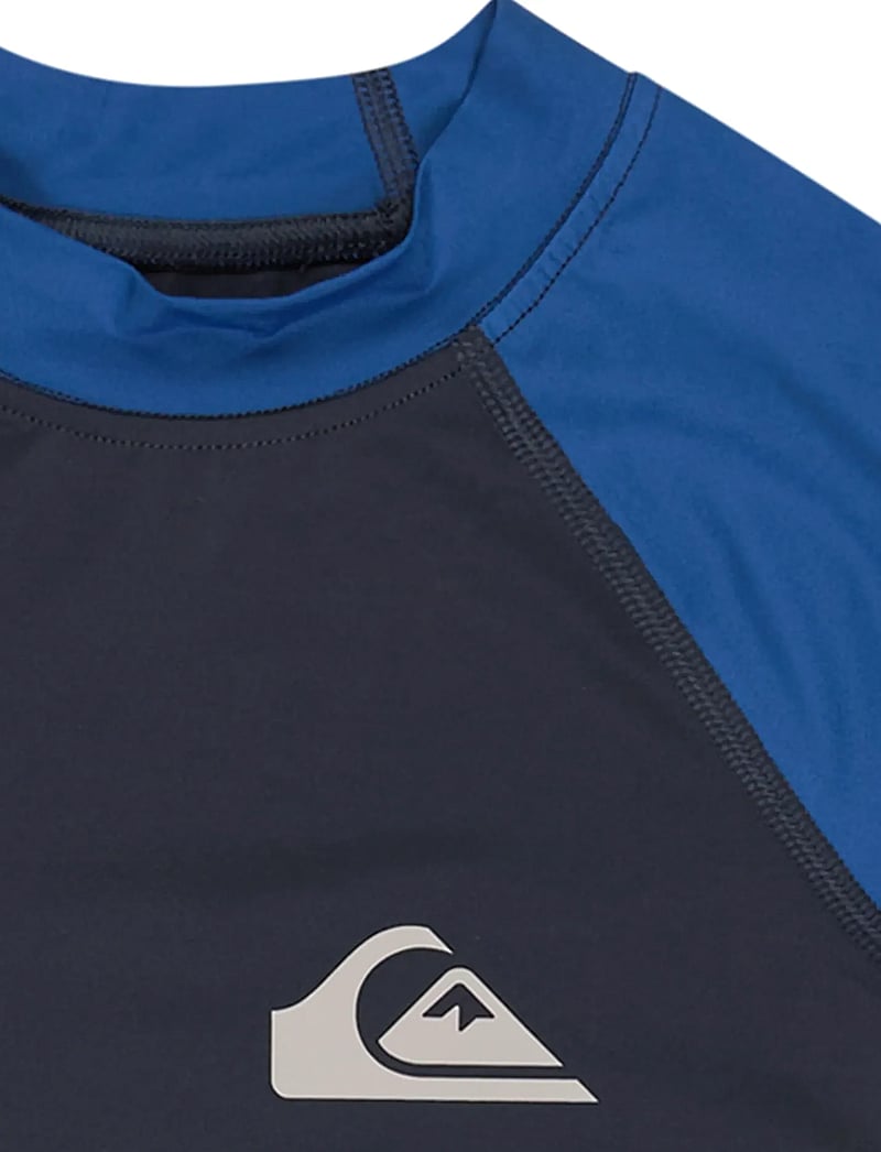 Quiksilver - EVERYDAY UPF50 SS BOY - bade-oberteile - dark navy/monaco blue - 2
