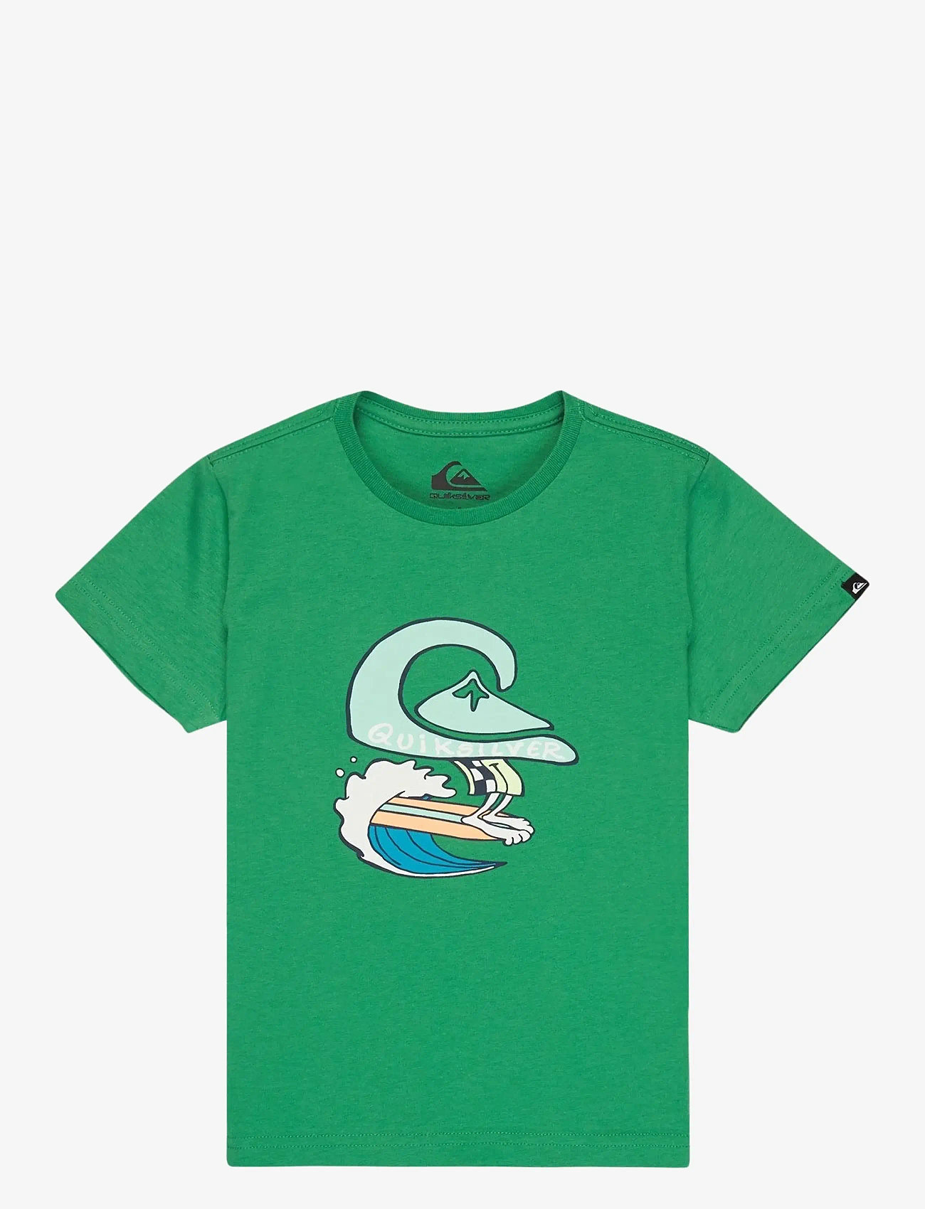Quiksilver - EV HUMAN WAVE SS BOY - short-sleeved t-shirts - leprechaun - 0