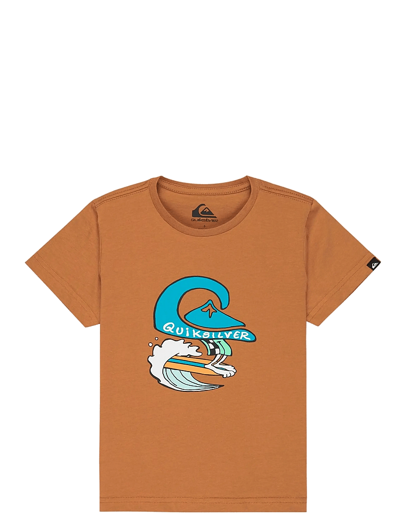 Quiksilver - EV HUMAN WAVE SS BOY - kurzärmelige - tobacco brown - 0