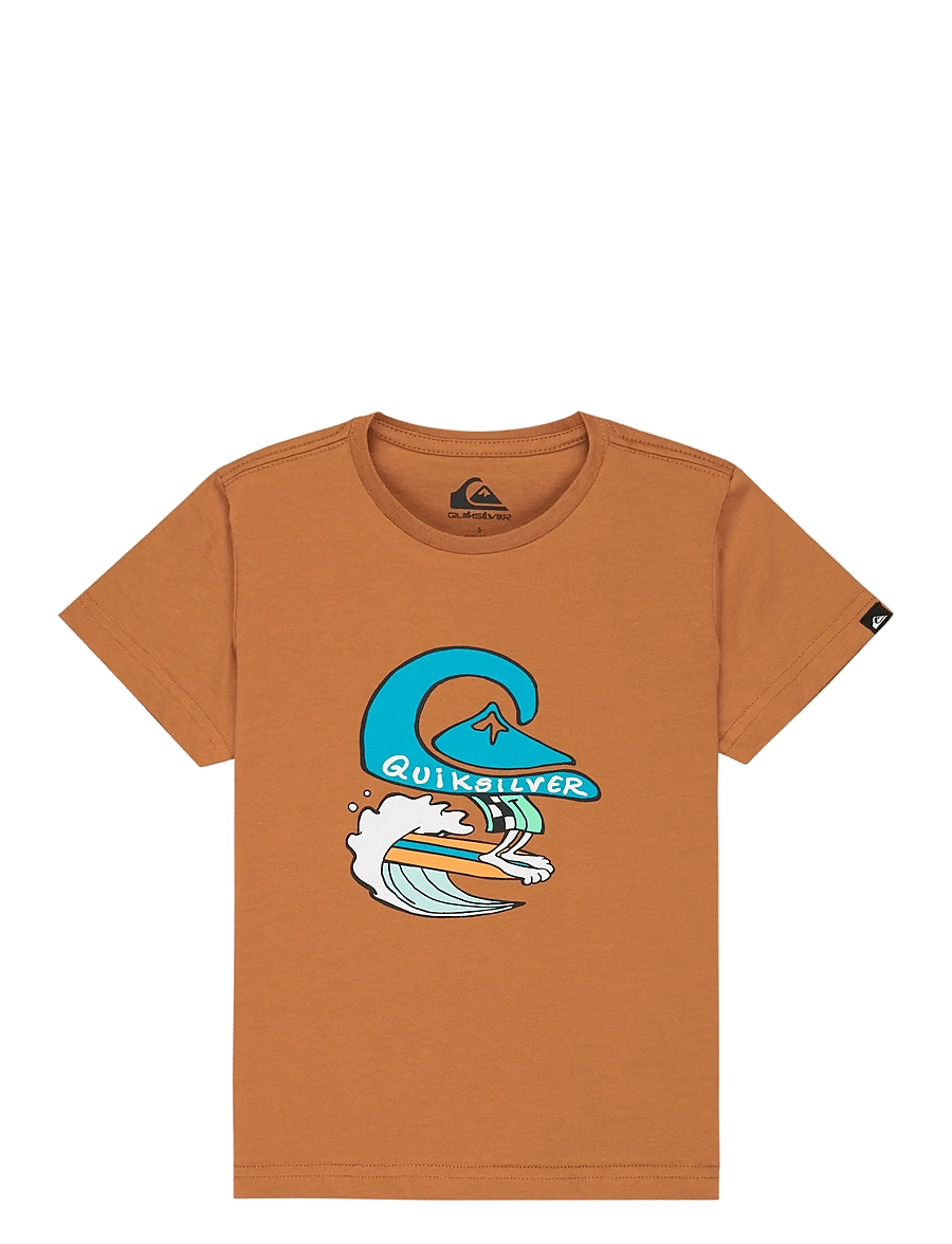 Quiksilver - EV HUMAN WAVE SS BOY - kurzärmelige - tobacco brown - 0