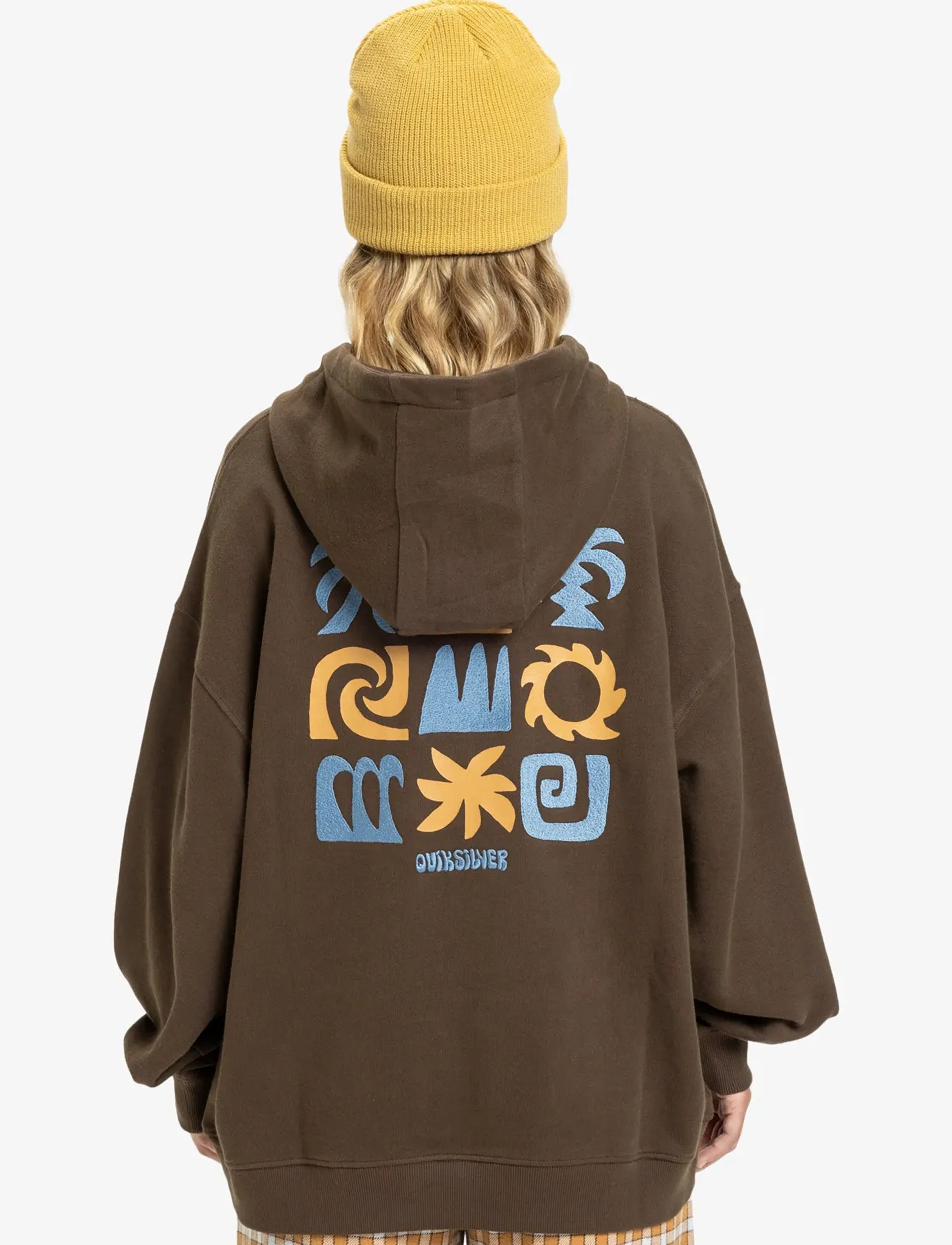 Quiksilver - STANDARD HOODIE - bluzy i bluzy z kapturem - chocolate brown - 3
