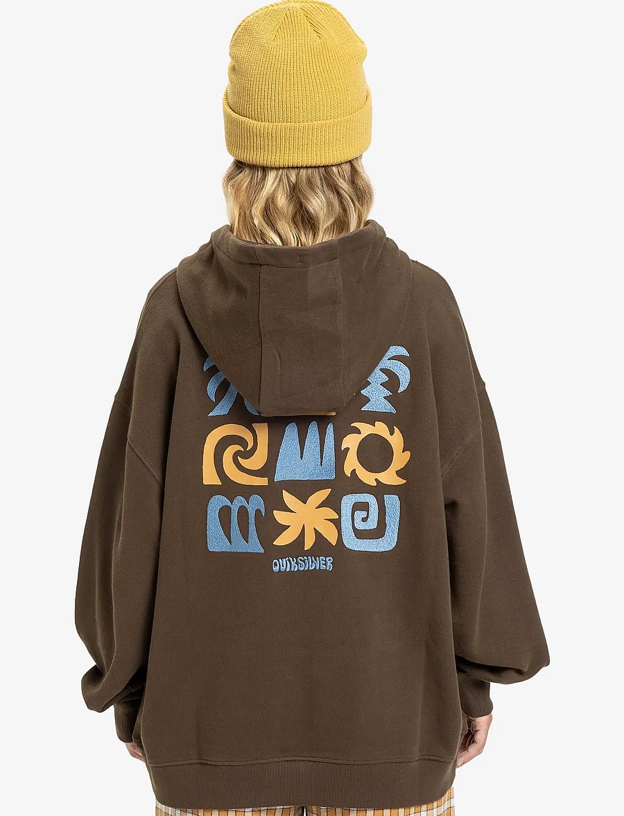 Quiksilver - STANDARD HOODIE - overdele - chocolate brown - 3