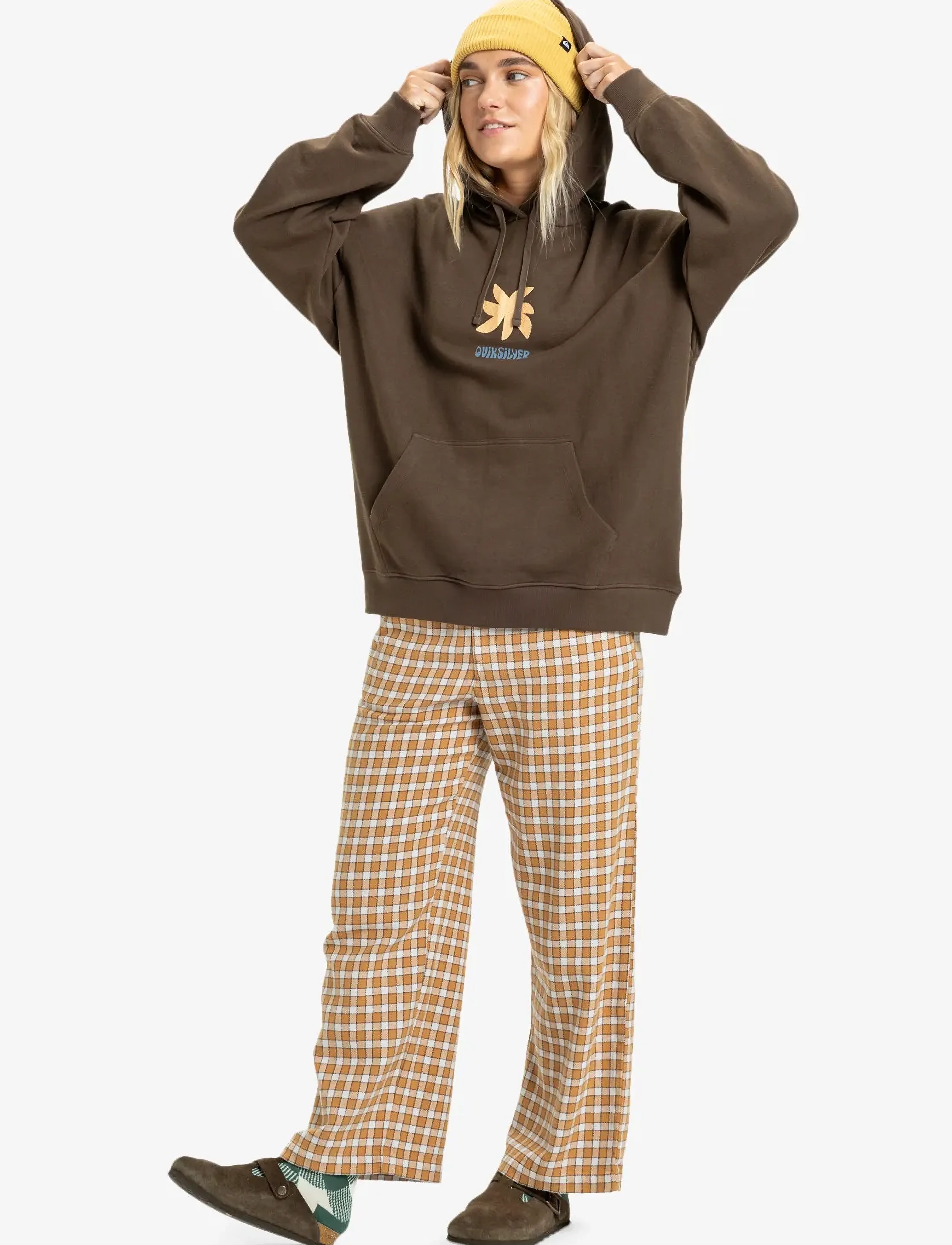 Quiksilver - STANDARD HOODIE - bluzy i bluzy z kapturem - chocolate brown - 4